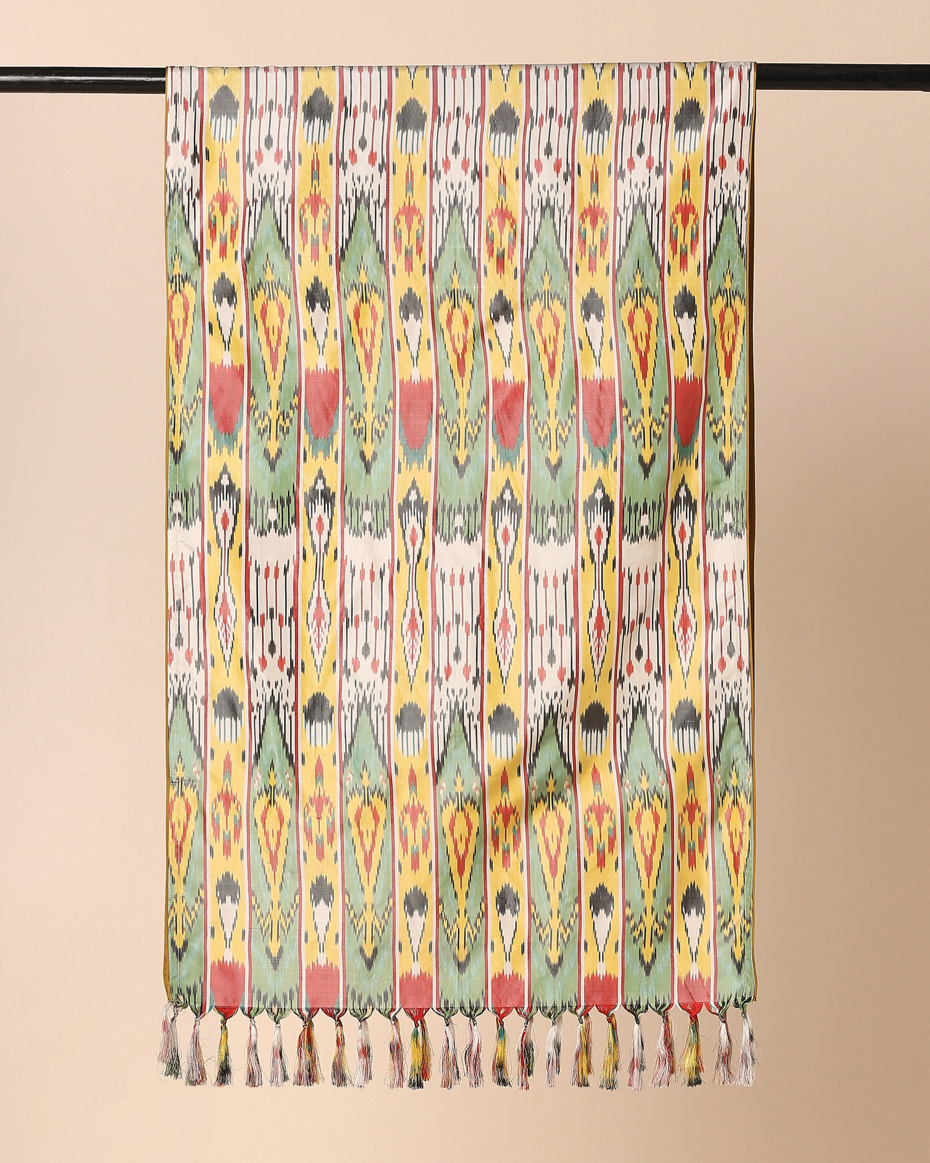 Afgan Pochampally Warp Ikat Silk Stole