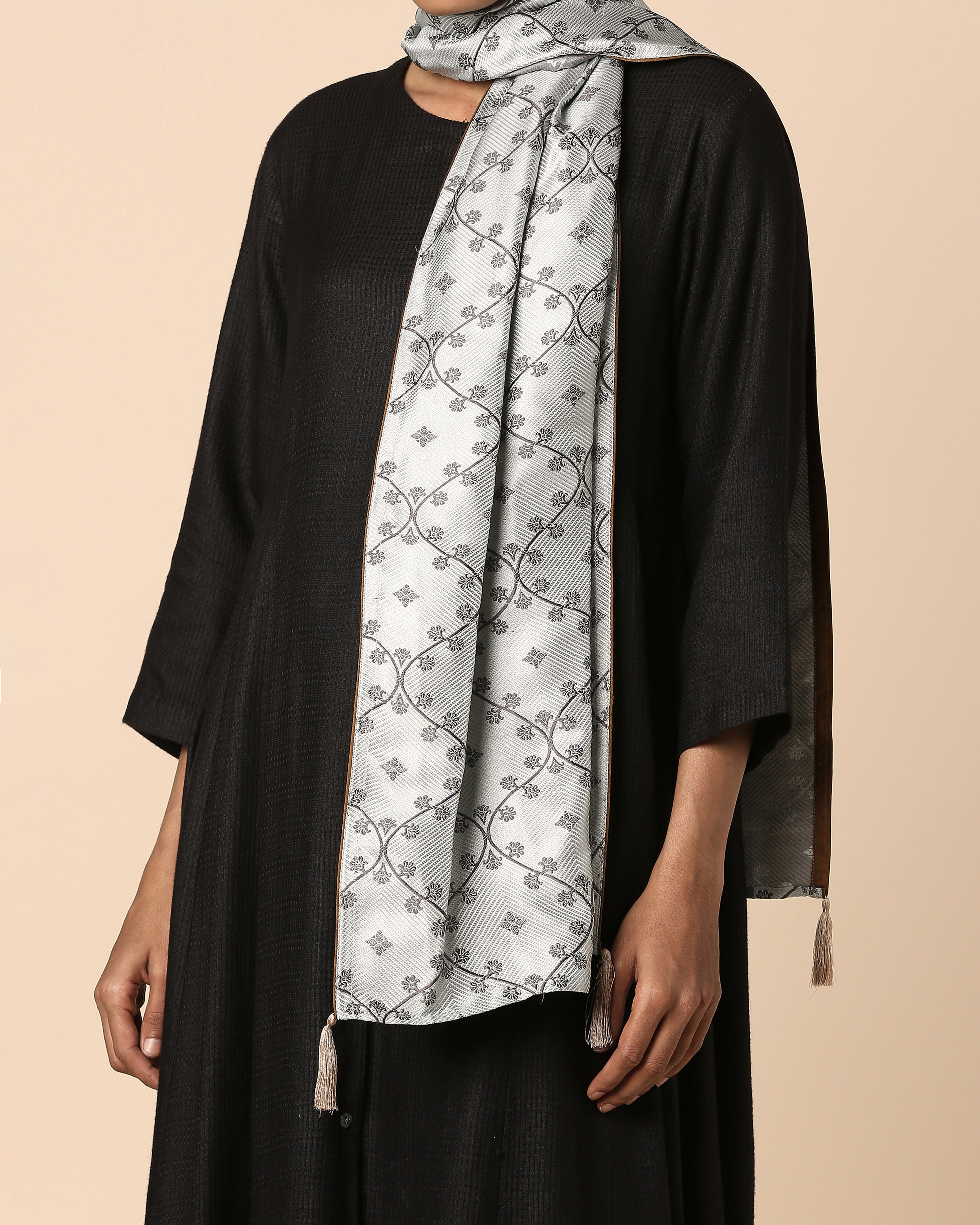 Afiz Banarasi Tanchoi Silk Stole