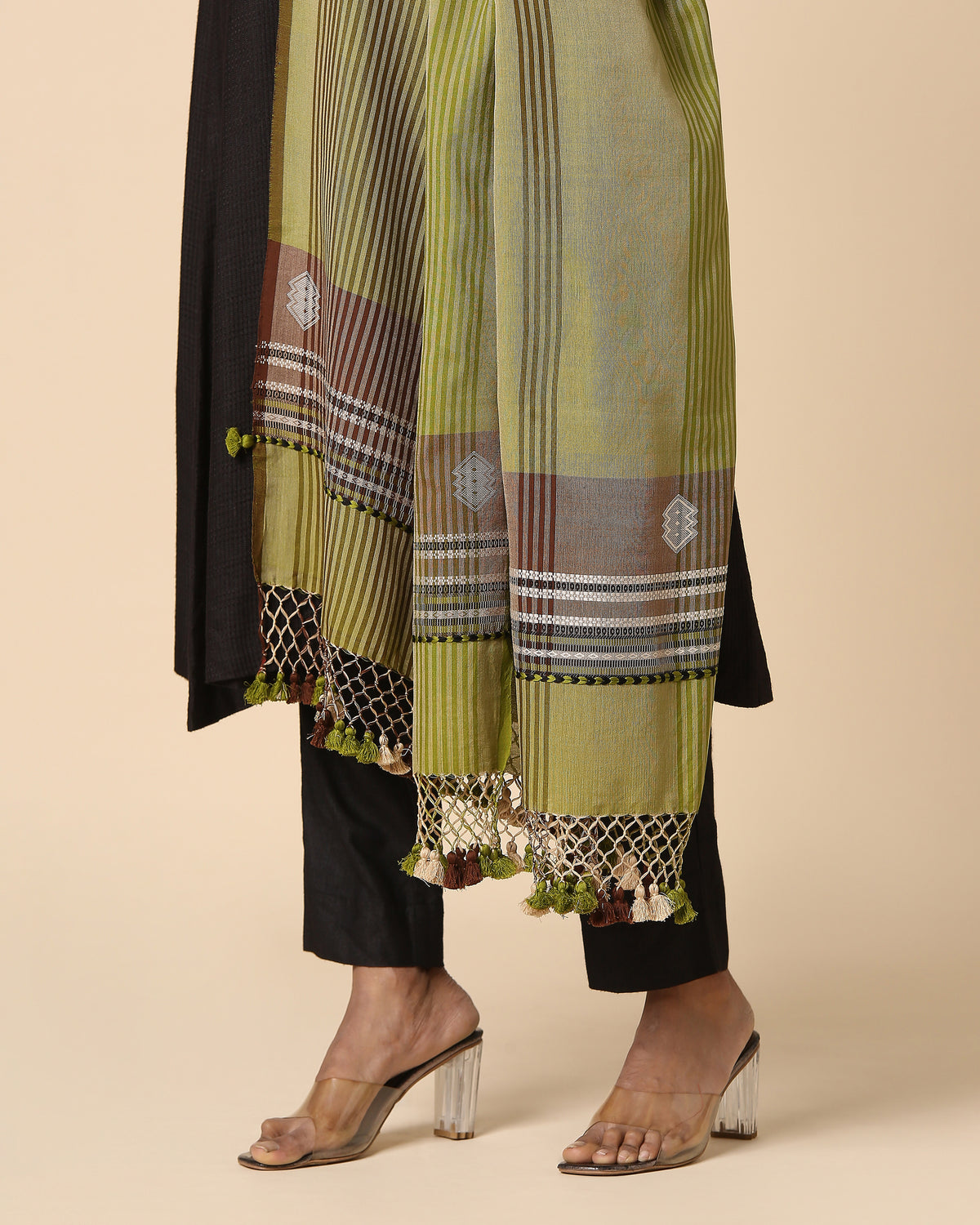 Nartan Bhujodi Extra Weft Cotton Dupatta