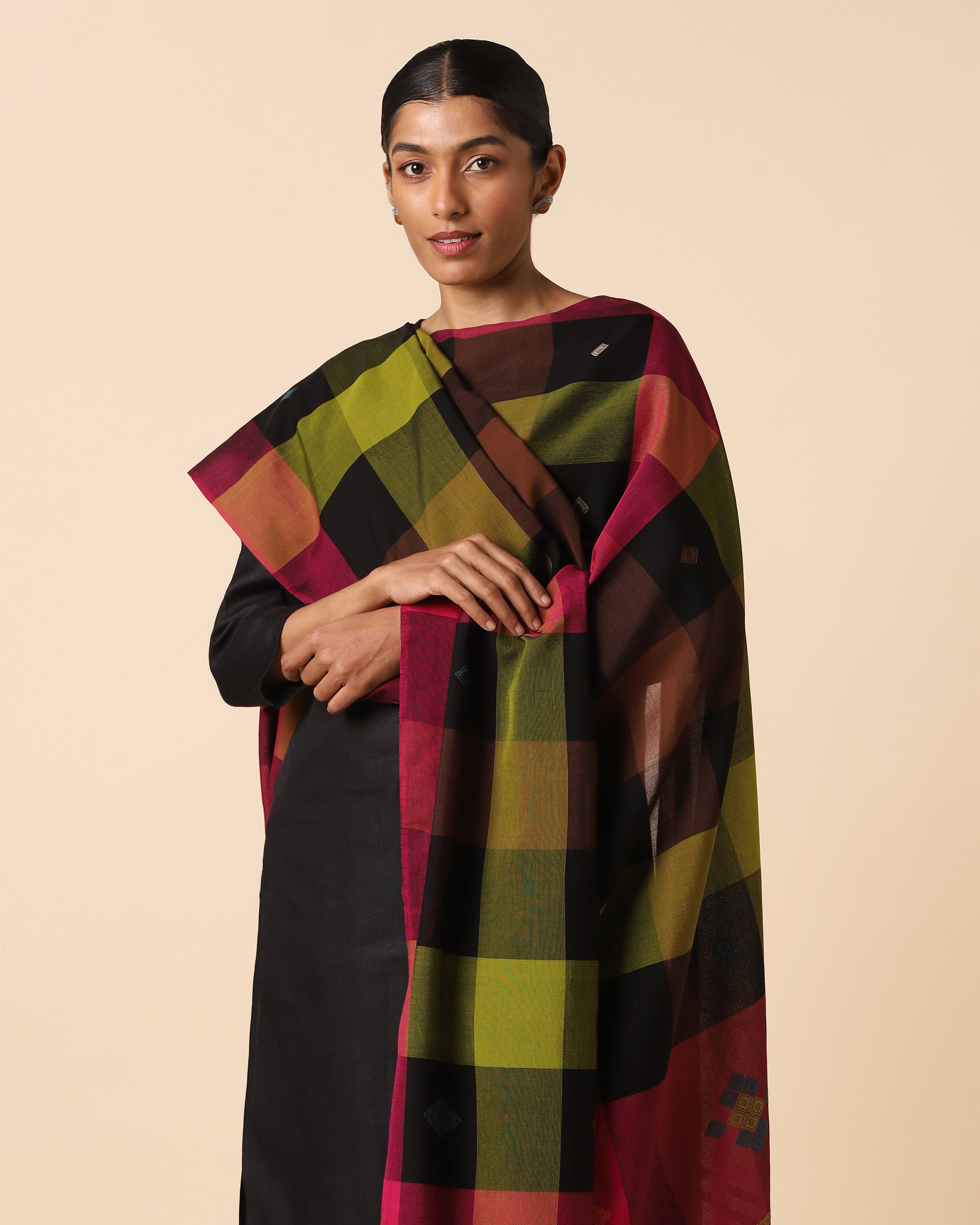 Ruhar Bhujodi Extra Weft Cotton Dupatta