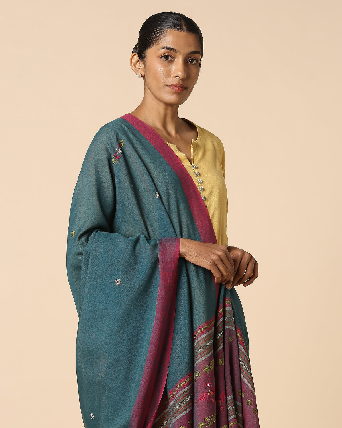 Antara Bhujodi Extra Weft Cotton Dupatta