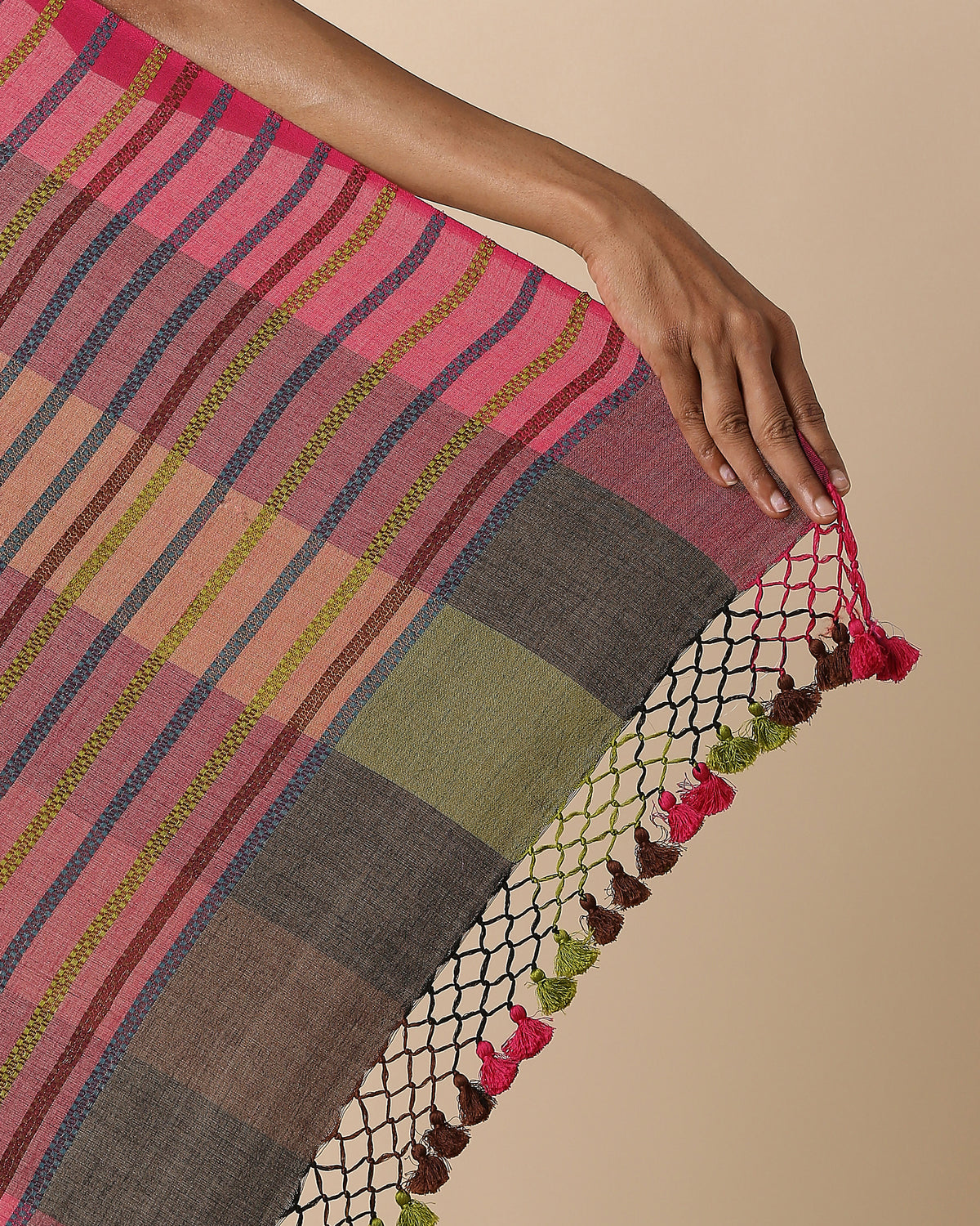 Ruhar Bhujodi Extra Weft Cotton Saree