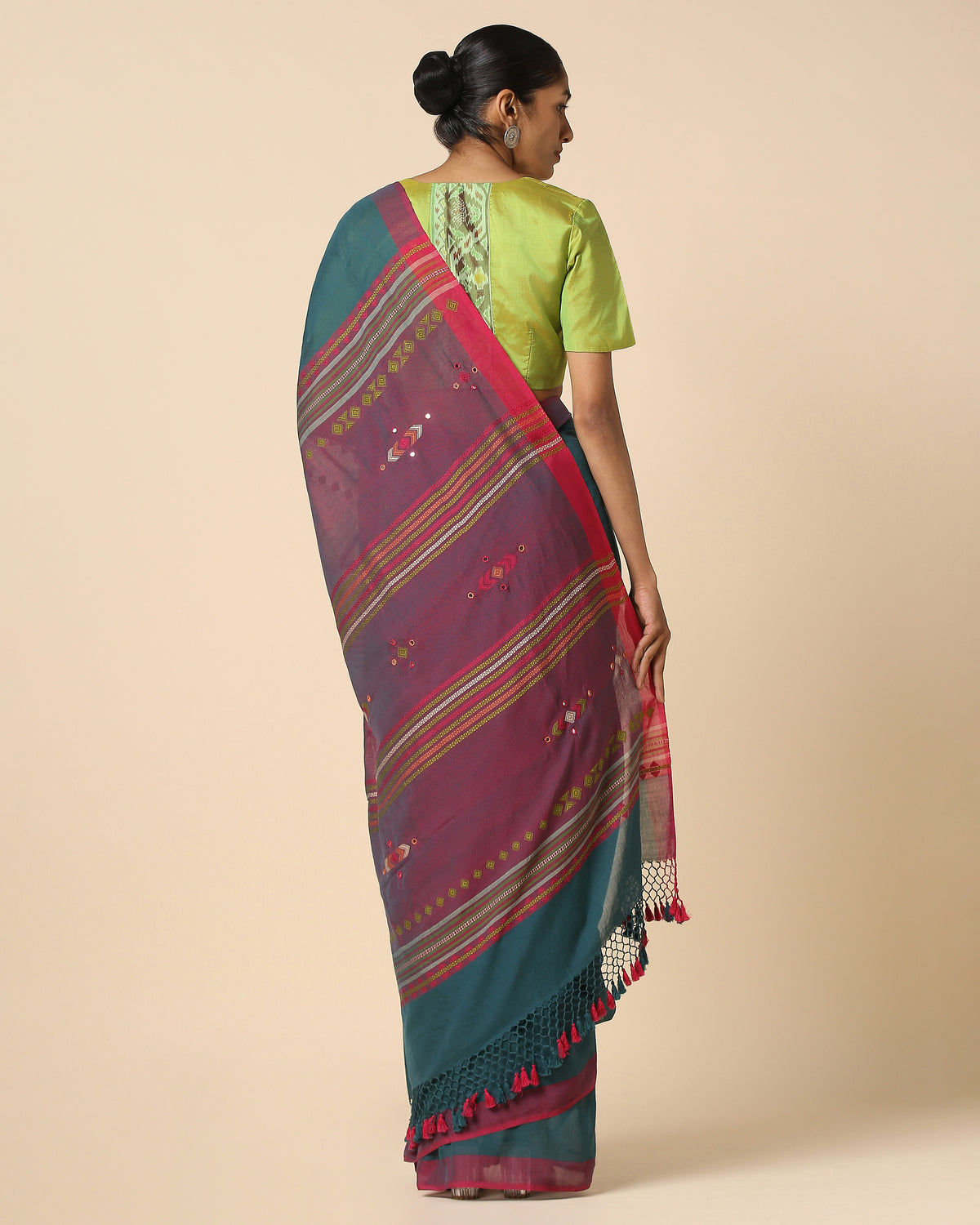 Antara Bhujodi Extra Weft Cotton Saree
