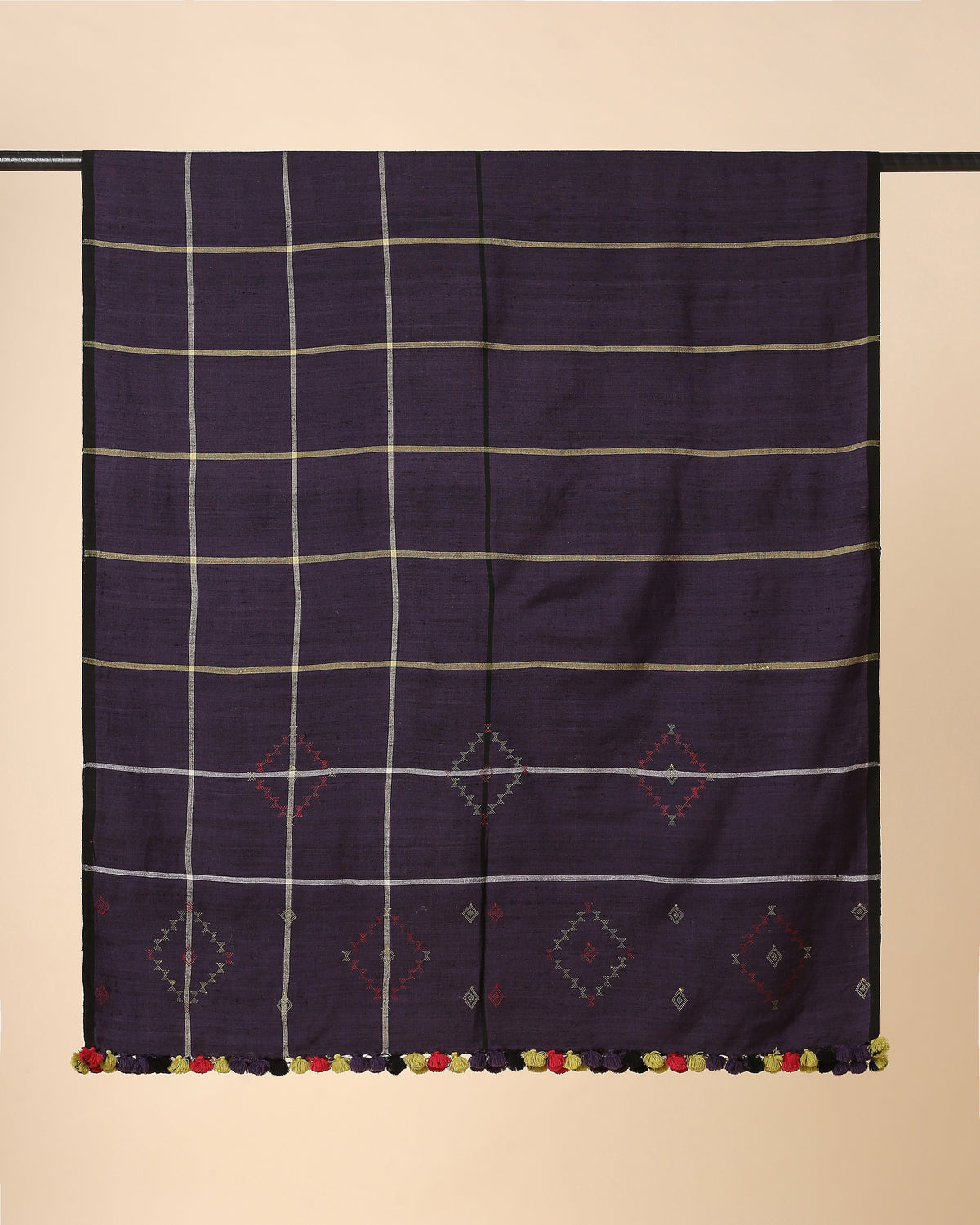 Marsi Bhujodi Extra Weft Wool Silk Shawl