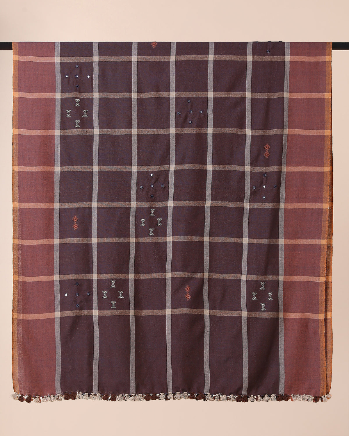 Parla Bhujodi Extra Weft Woolen Shawl