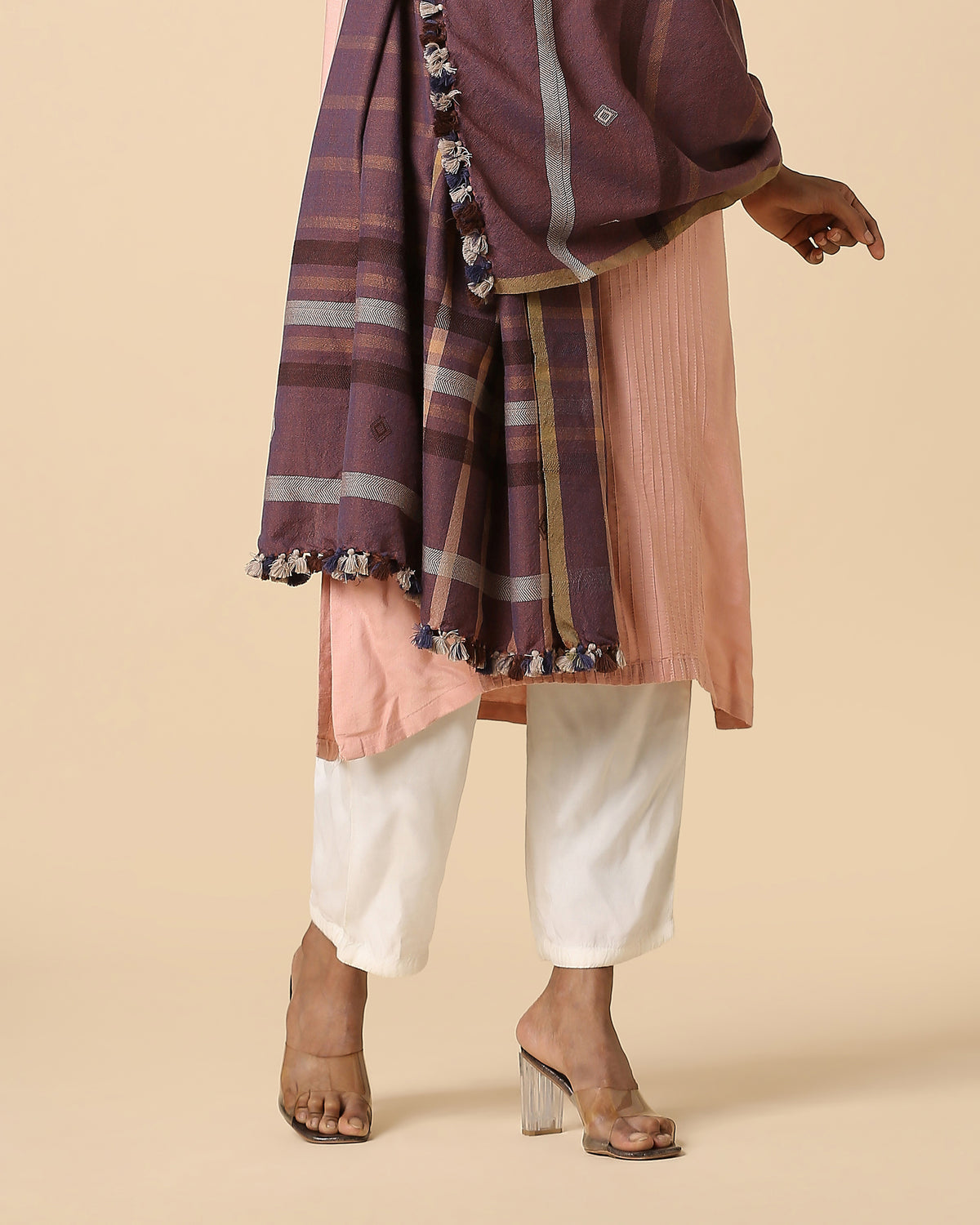 Ansala Bhujodi Extra Weft Woolen Shawl