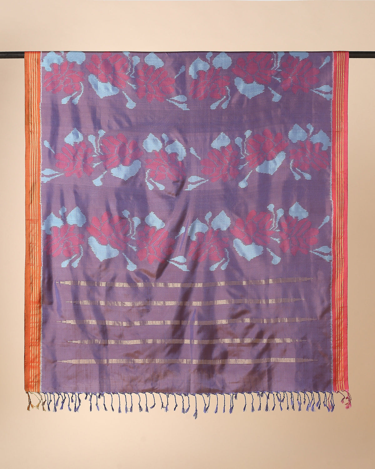 Sawsan Pochampally Weft Ikat Silk Dupatta