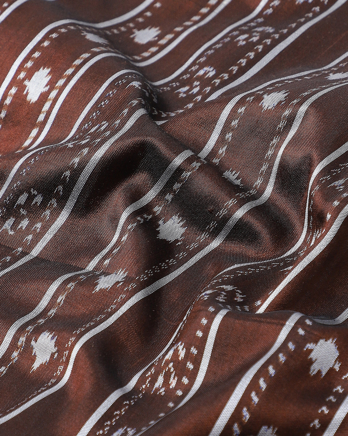 Ivaan Pochampally Weft Ikat Silk Saree