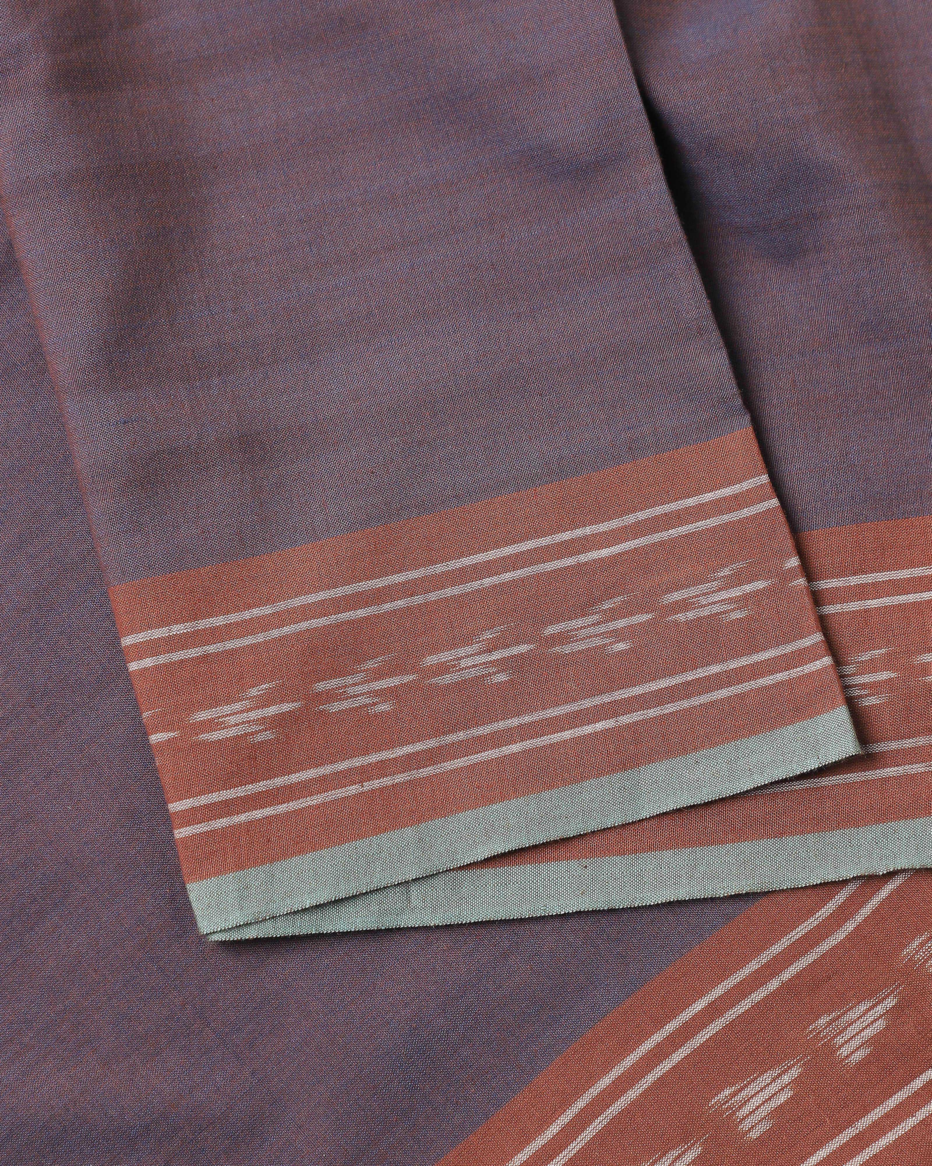 Kavyata Pochampally Warp Ikat Cotton Saree