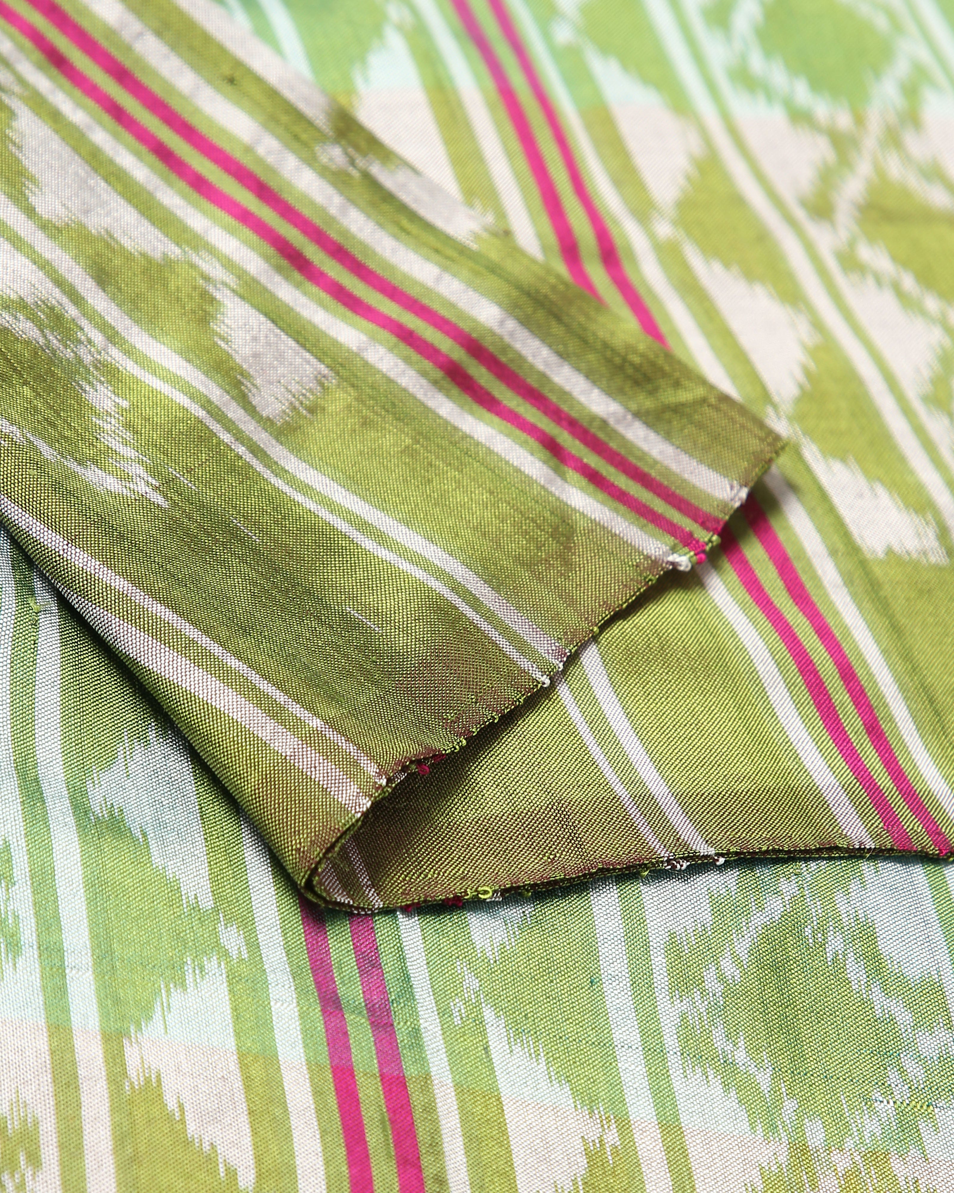 Giria Pochampally Weft Ikat Silk Saree