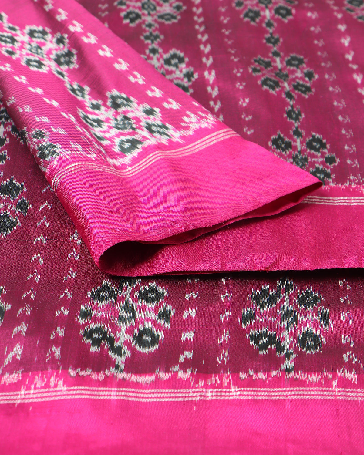 Rithika Pochampally Weft Ikat Silk Saree