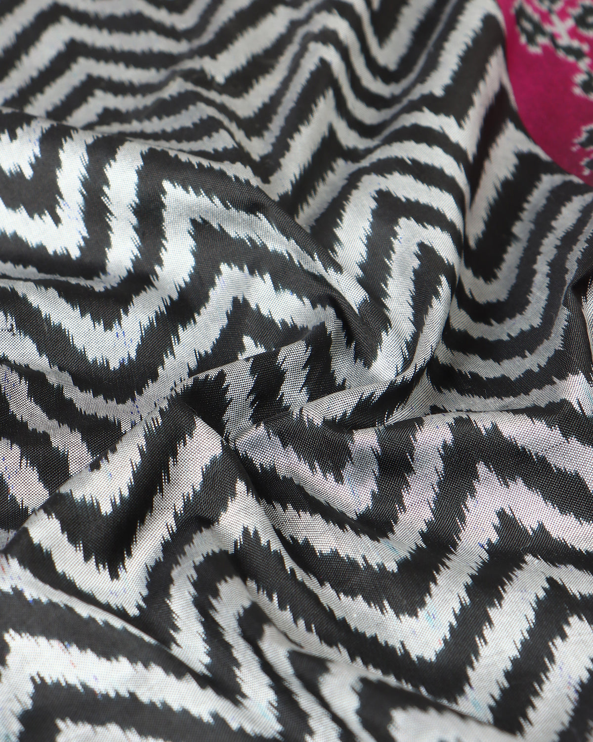 Rithika Pochampally Weft Ikat Silk Saree