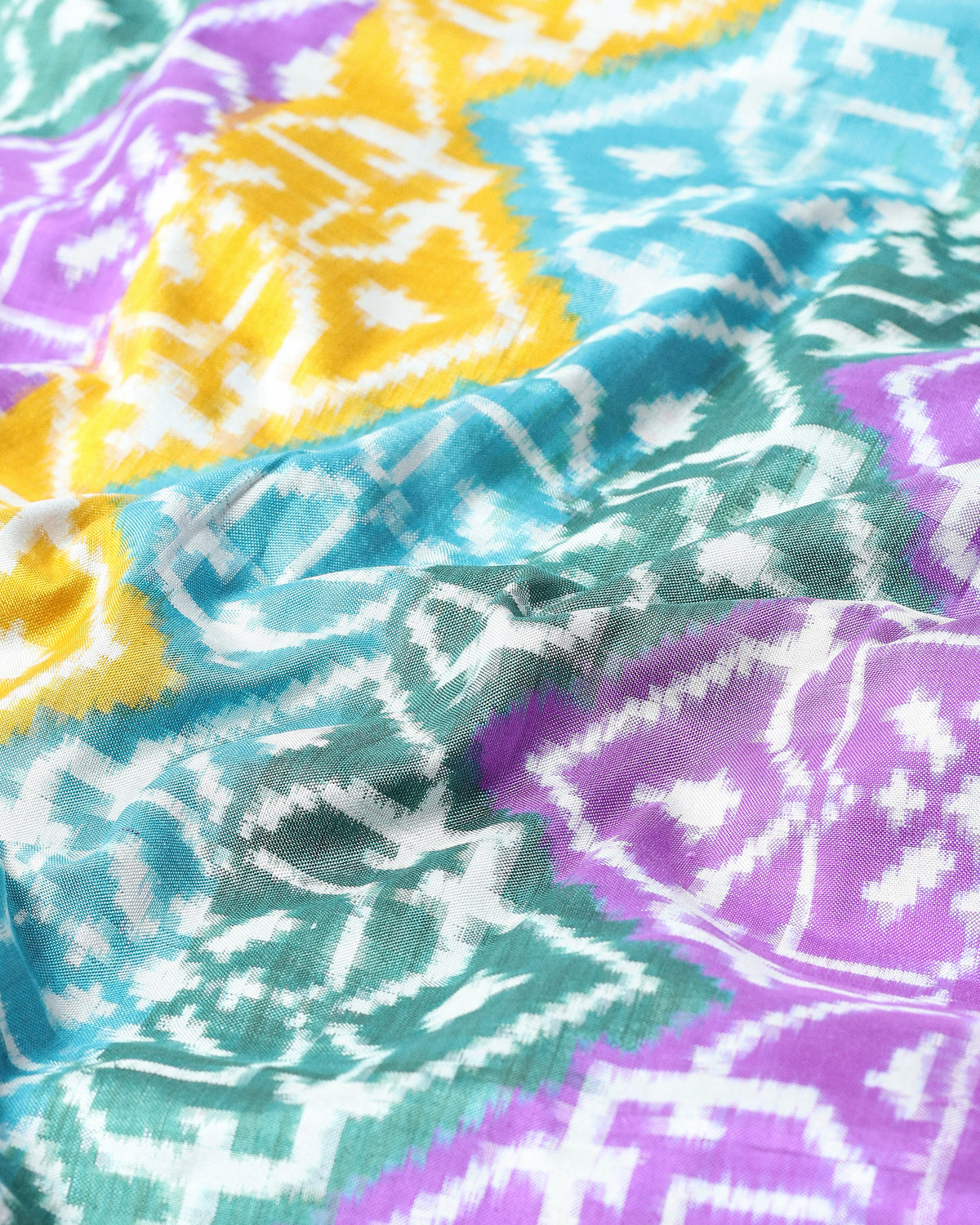 Shani Pochampally Double Ikat Silk Saree