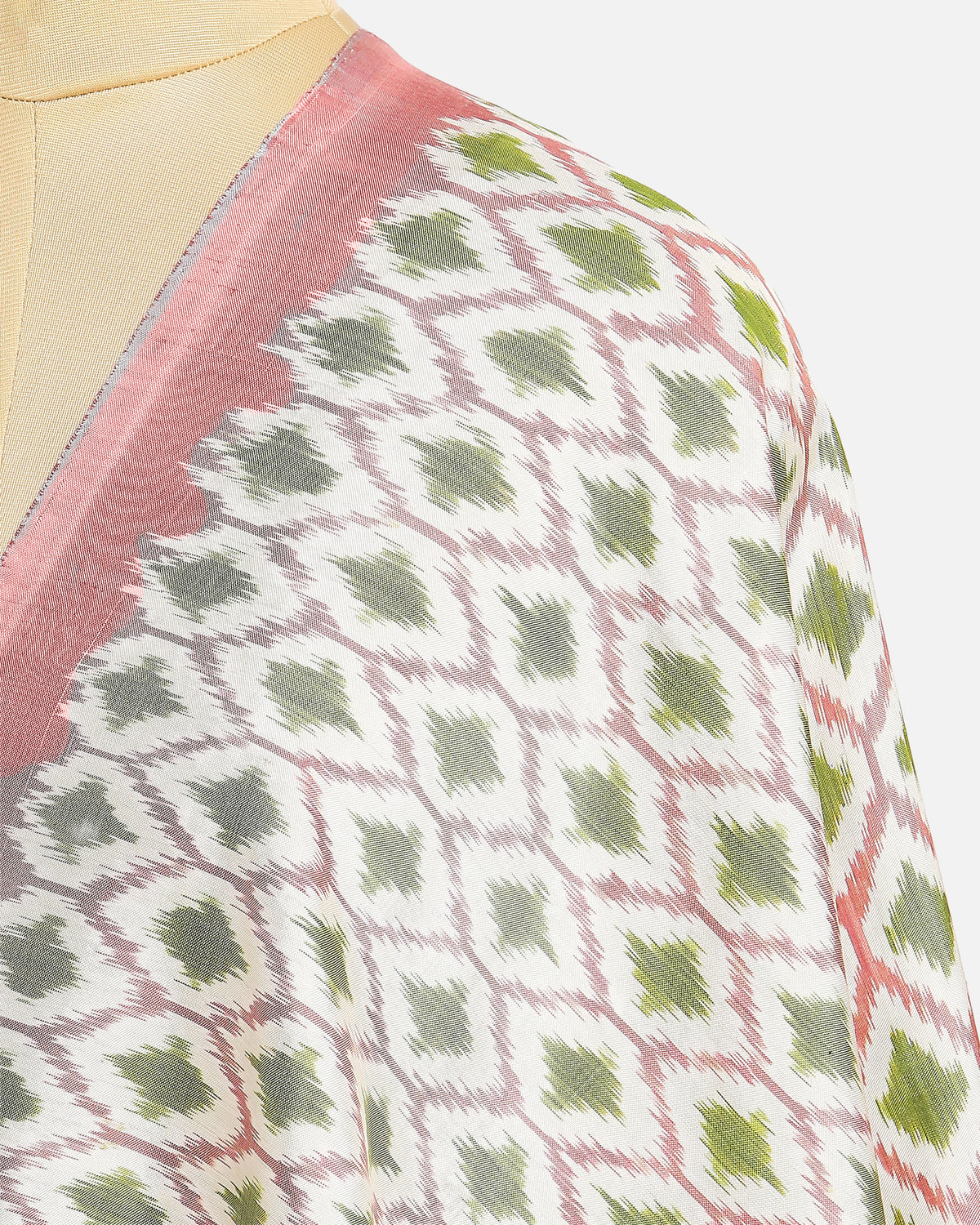 Laksitha Pochampally Weft Ikat Silk Suit Fabric