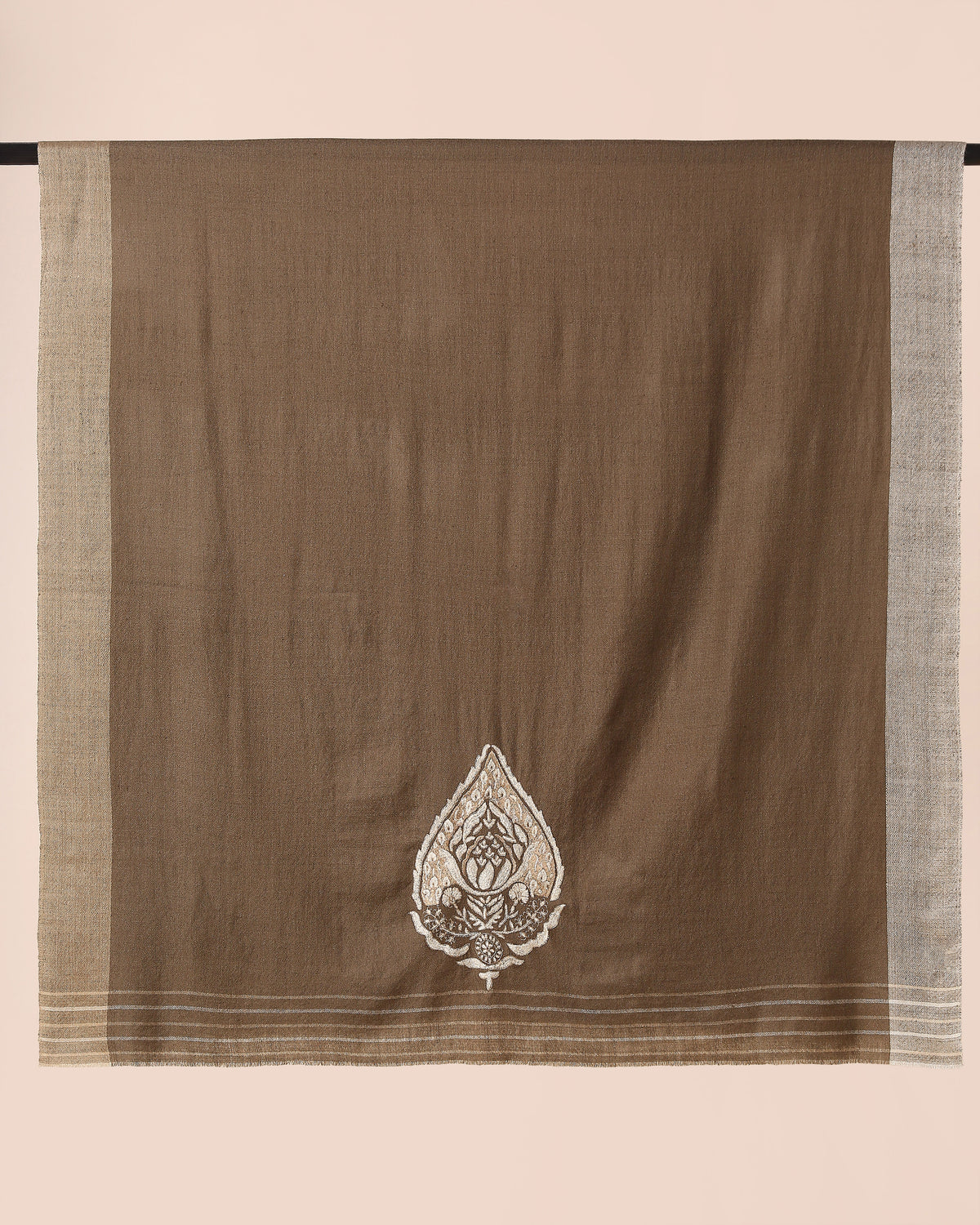 Drupa Kashmir Sozni Embroidery Pashmina Shawl