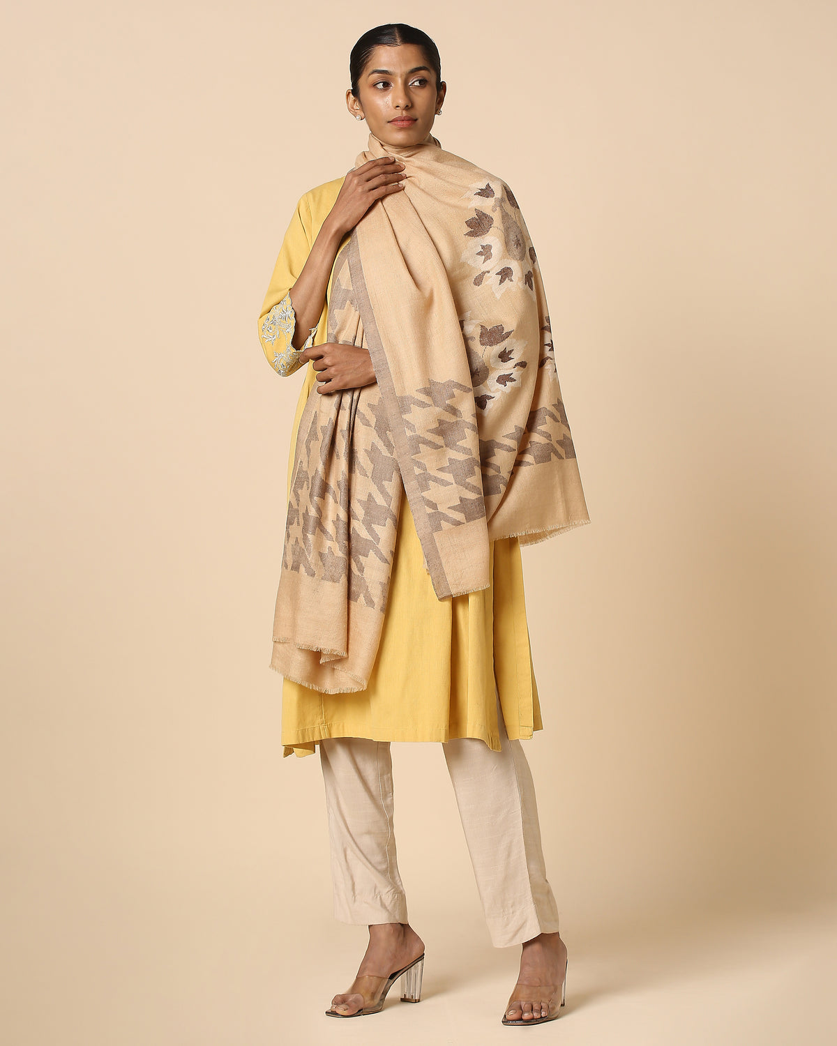 Smarukh Kashmir Kani Pashmina Shawl