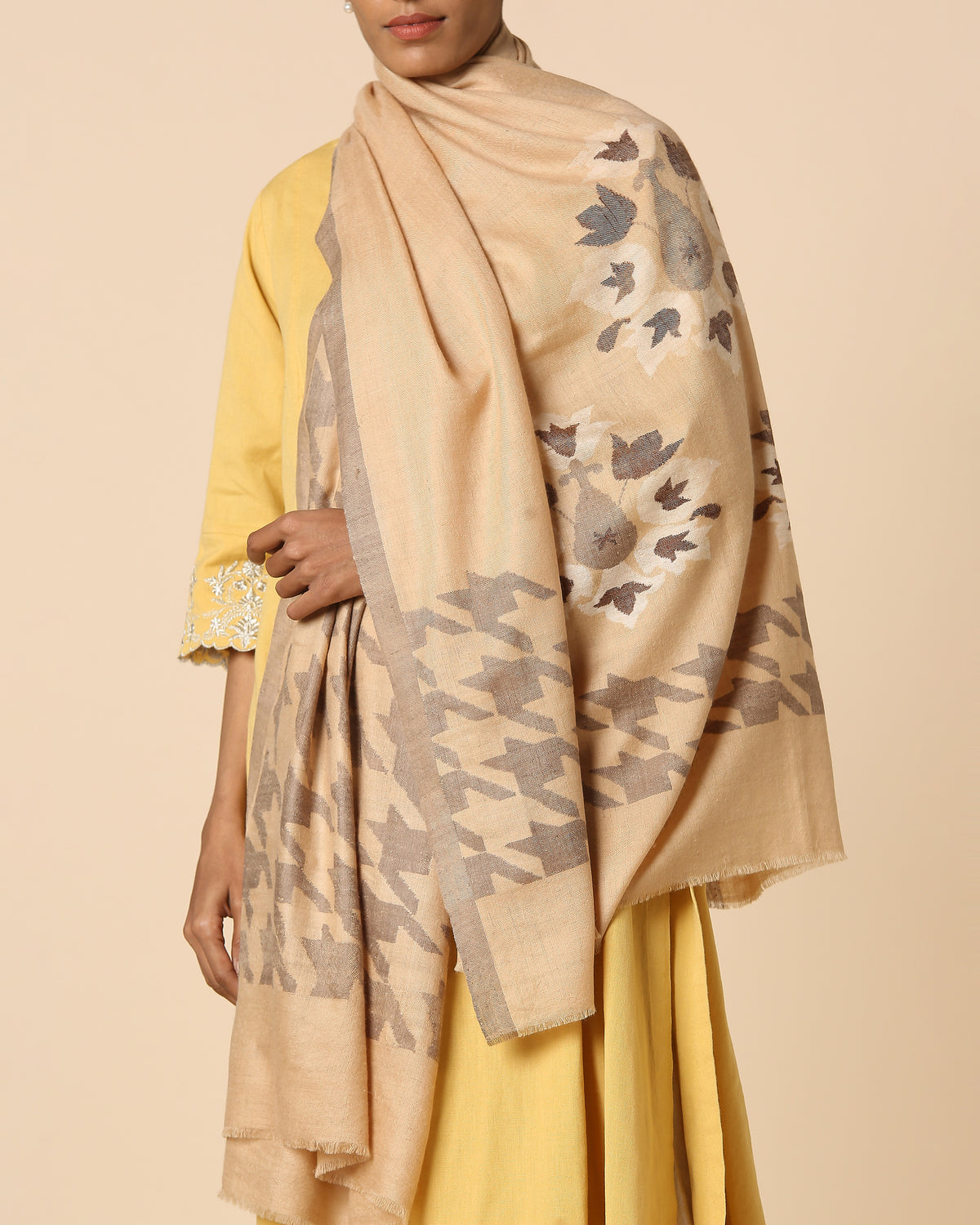 Smarukh Kashmir Kani Pashmina Shawl