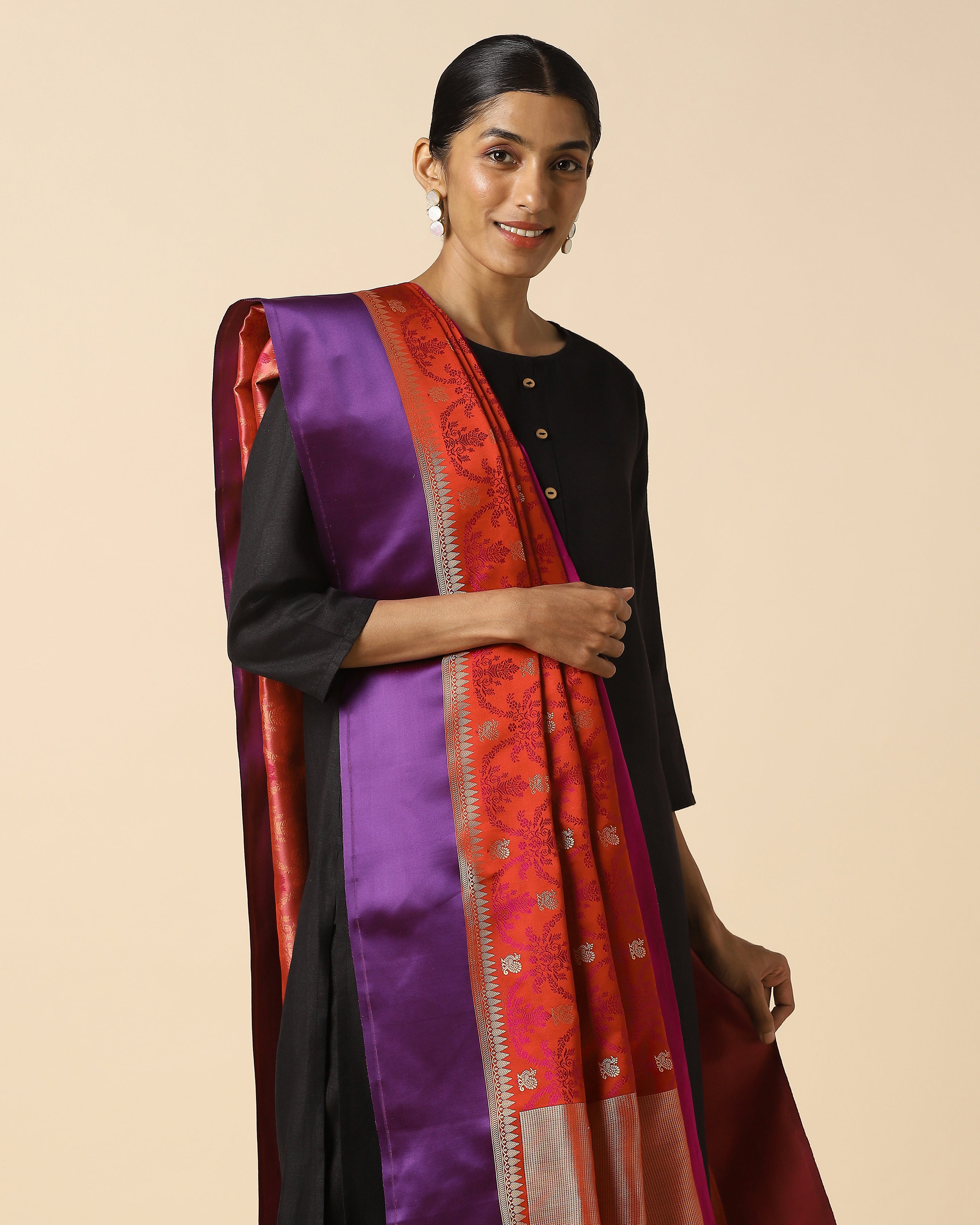 Ishika Banarasi Tanchoi Silk Dupatta