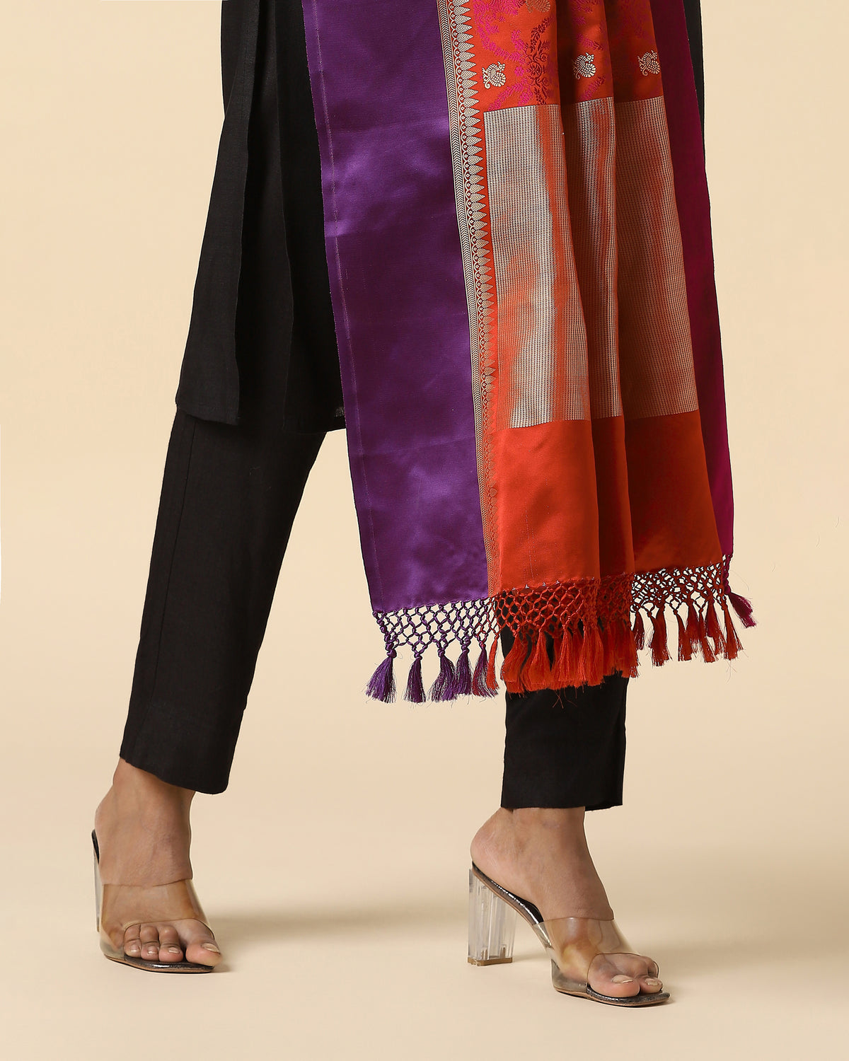 Ishika Banarasi Tanchoi Silk Dupatta