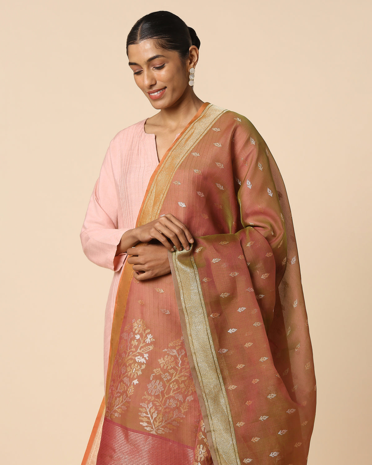 Mehak Banarasi Jamdani Silk Cotton Dupatta