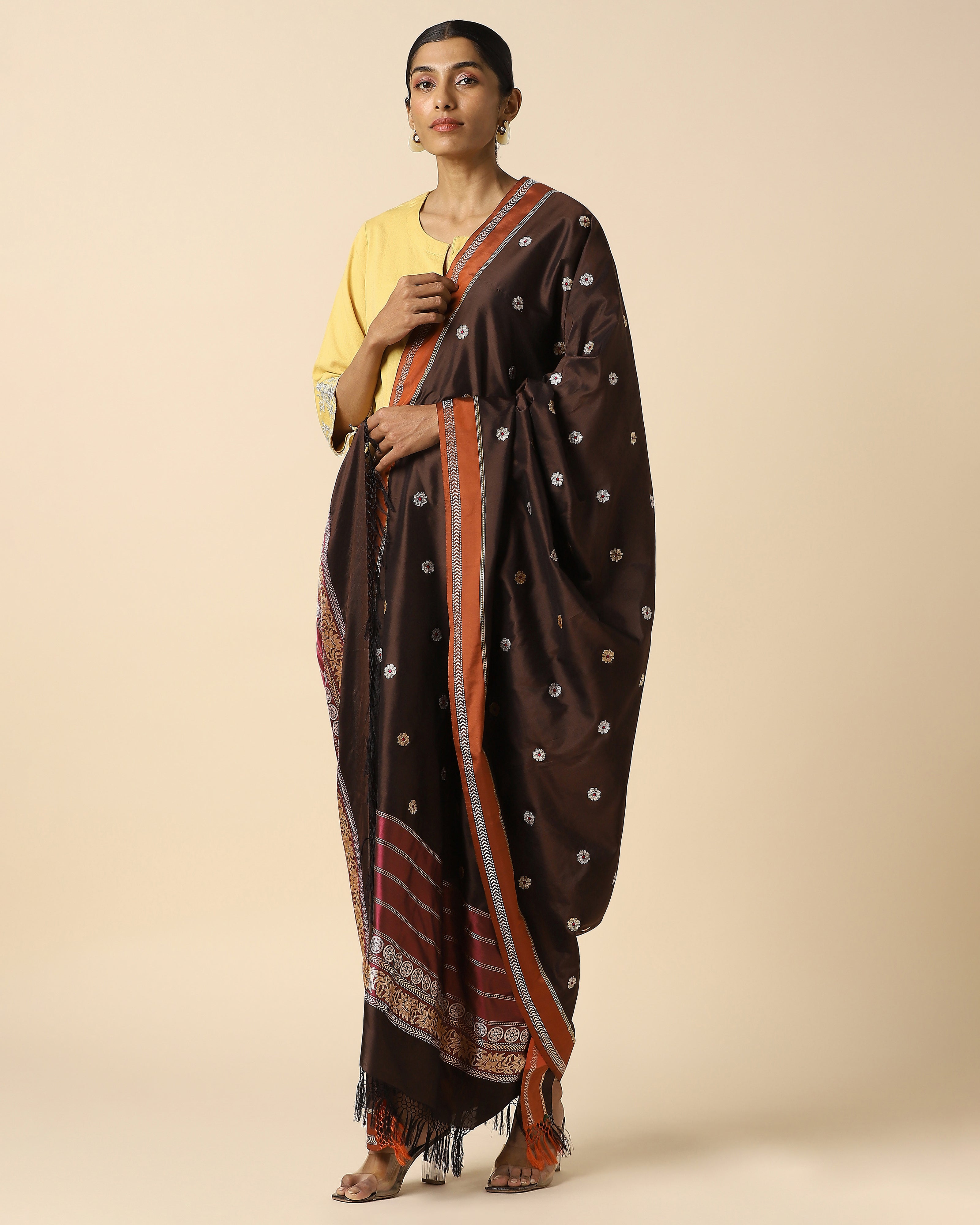 Mahira Banarasi Kadwa Silk Dupatta