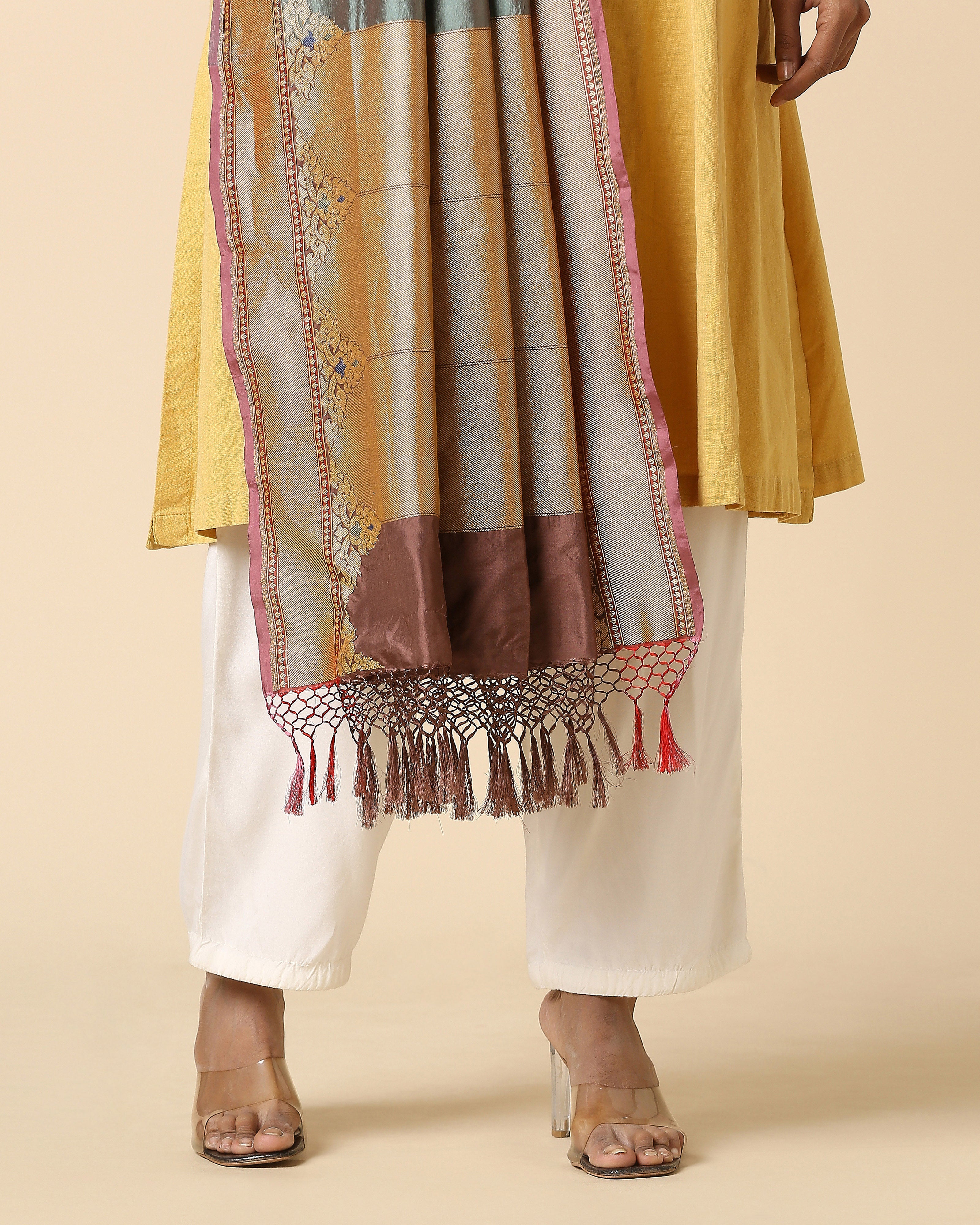 Darina Banarasi Kadwa Silk Dupatta
