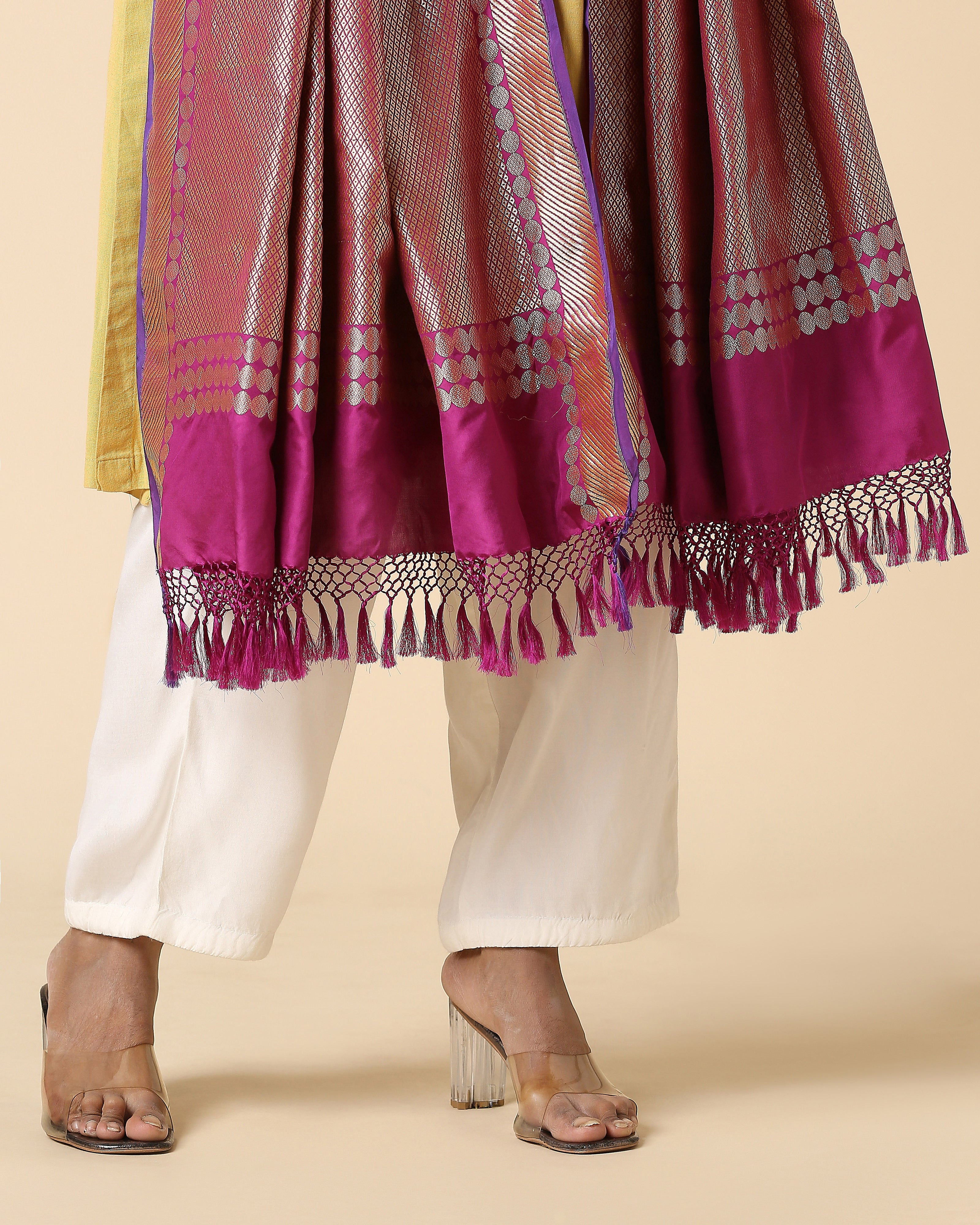 Manorama Banarasi Kadwa Silk Dupatta