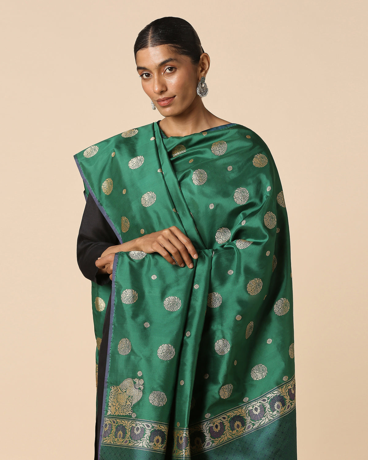 Arishna Banarasi Kadwa Silk Dupatta