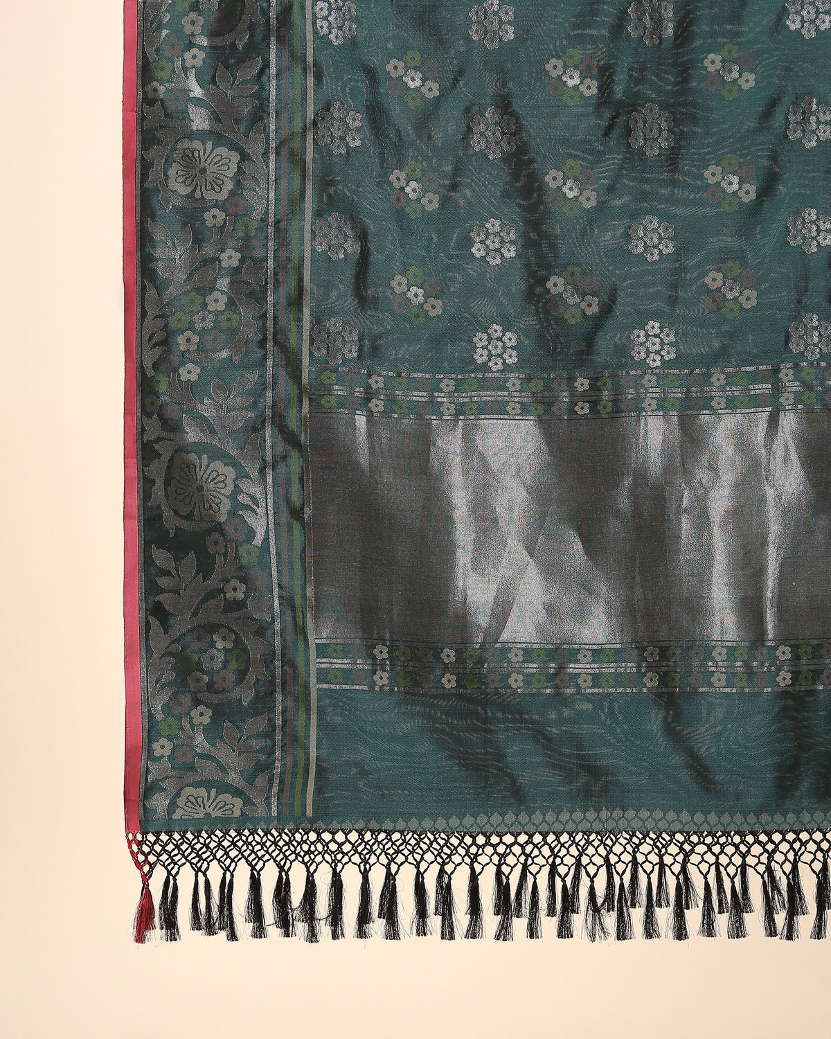 Amritini Banarasi Jamdani Silk Cotton Dupatta