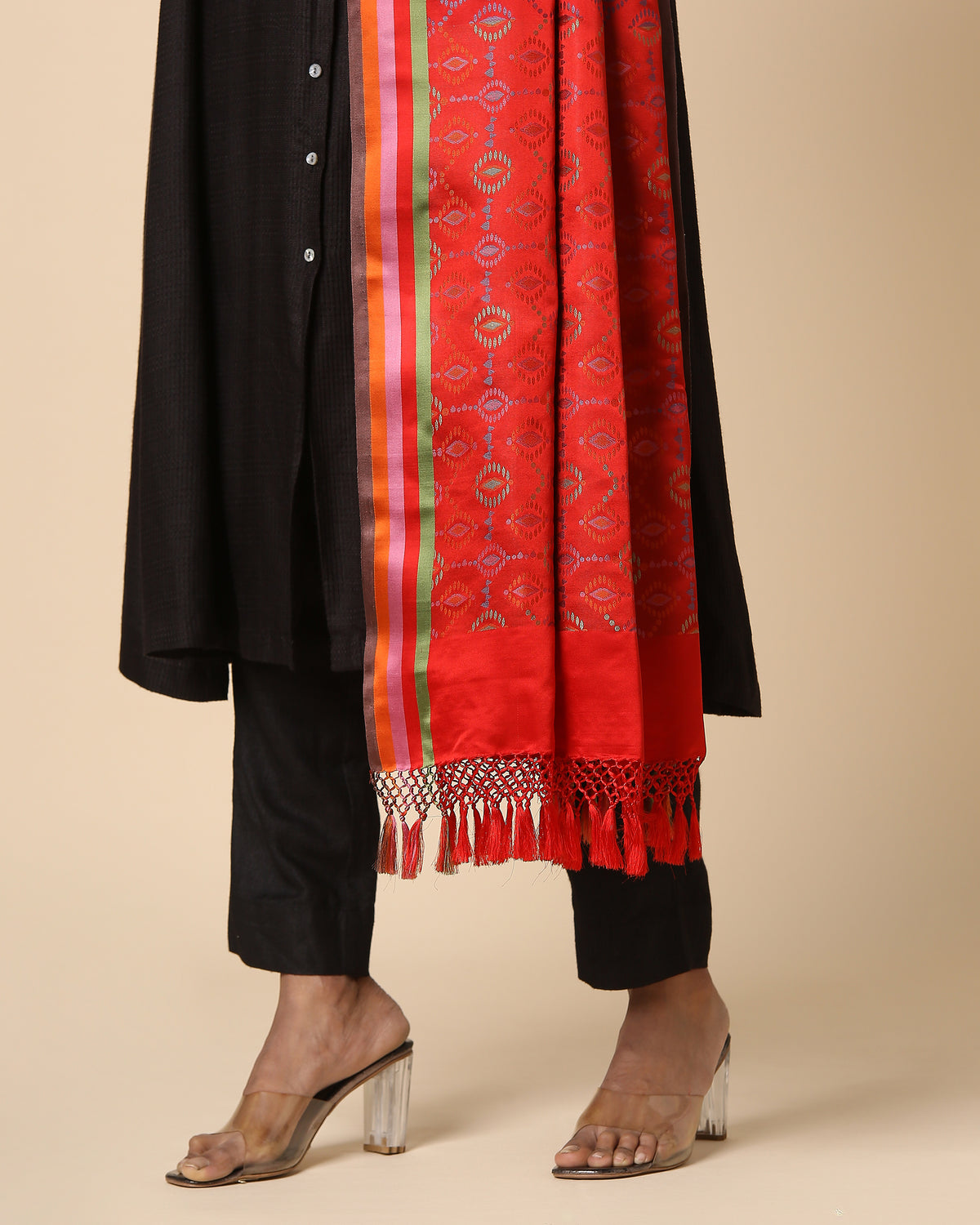 Lavni Banarasi Tanchoi Silk Dupatta