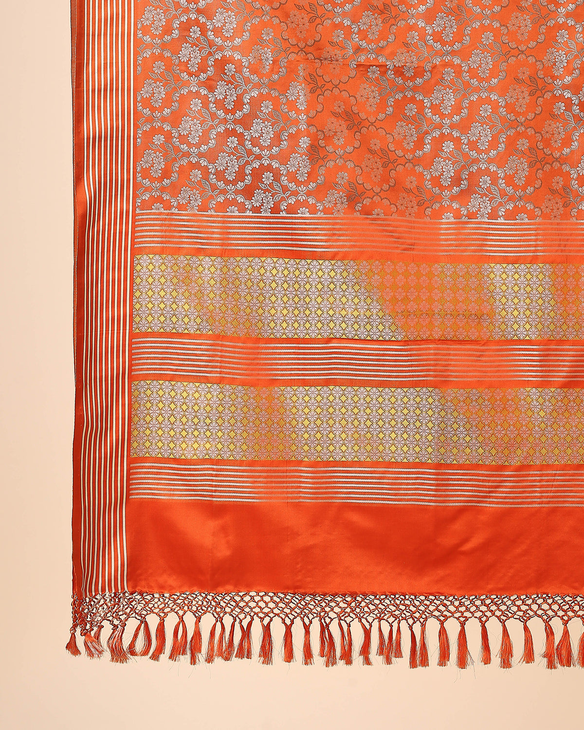 Devon Banarasi Tanchoi Silk Dupatta