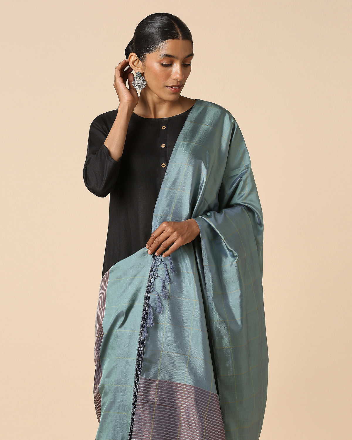 Pusha Banarasi Jamdani Silk Dupatta