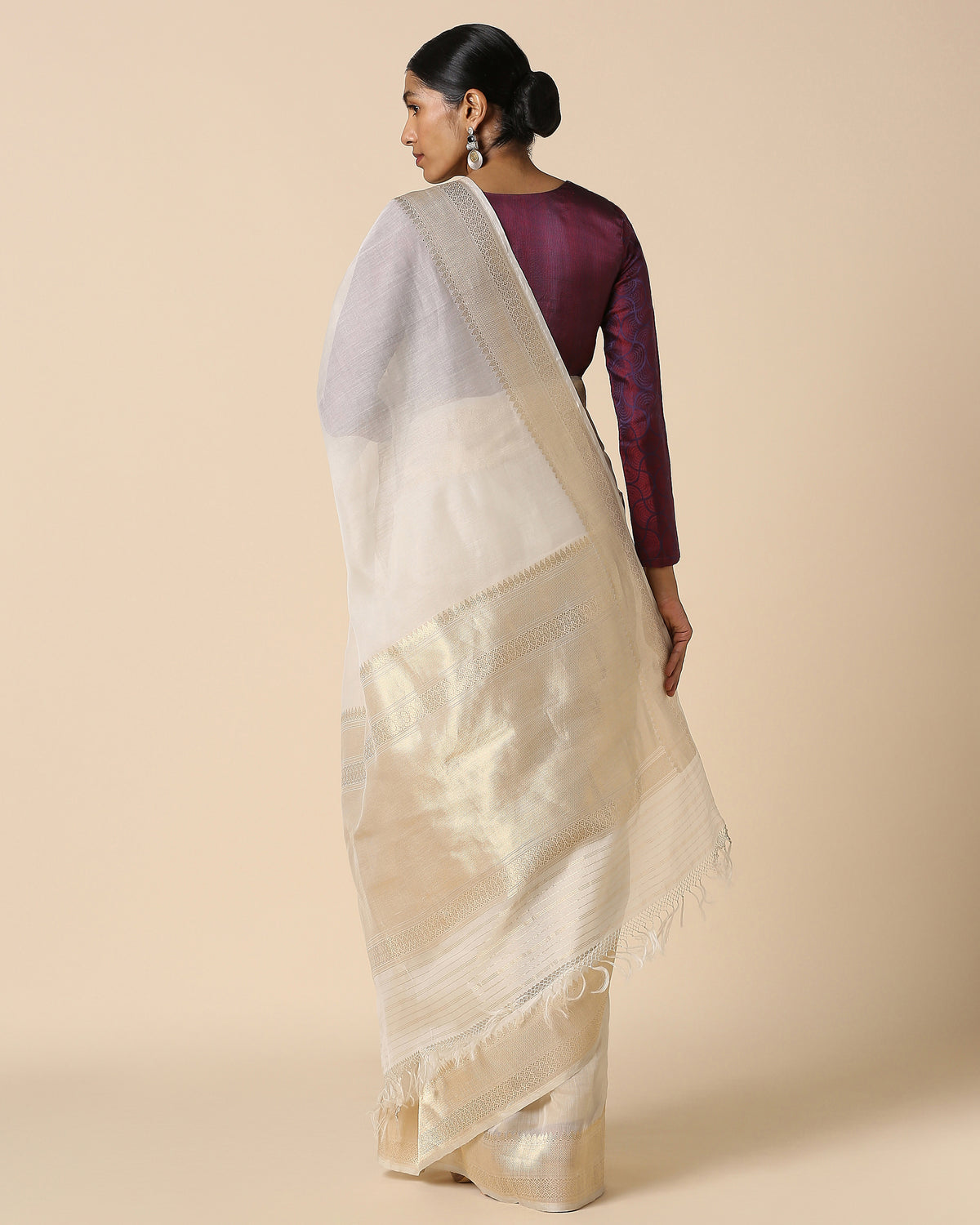 Alayna Banarasi Kadwa Silk Cotton Saree