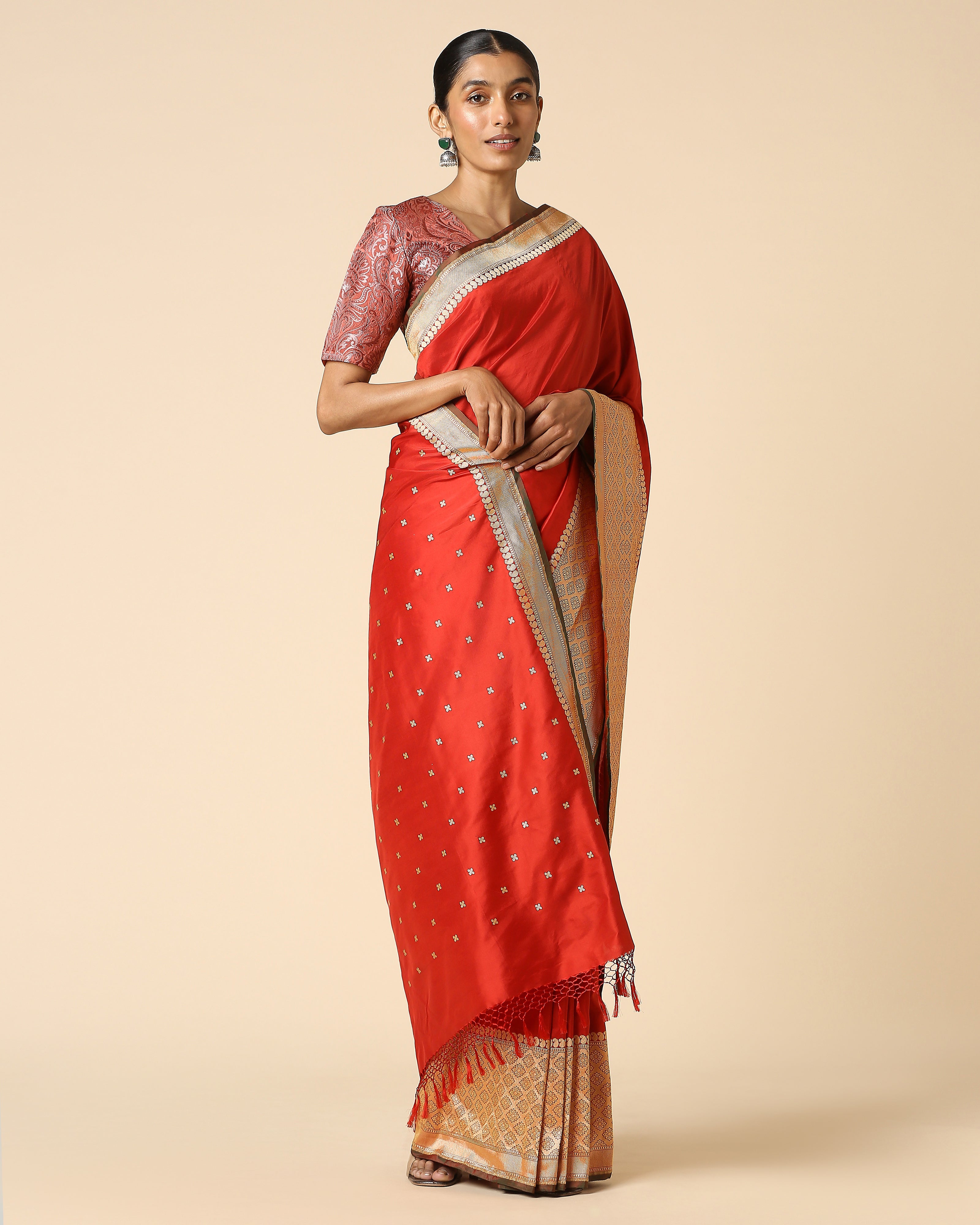Sitar Banarasi Kadwa Silk Saree