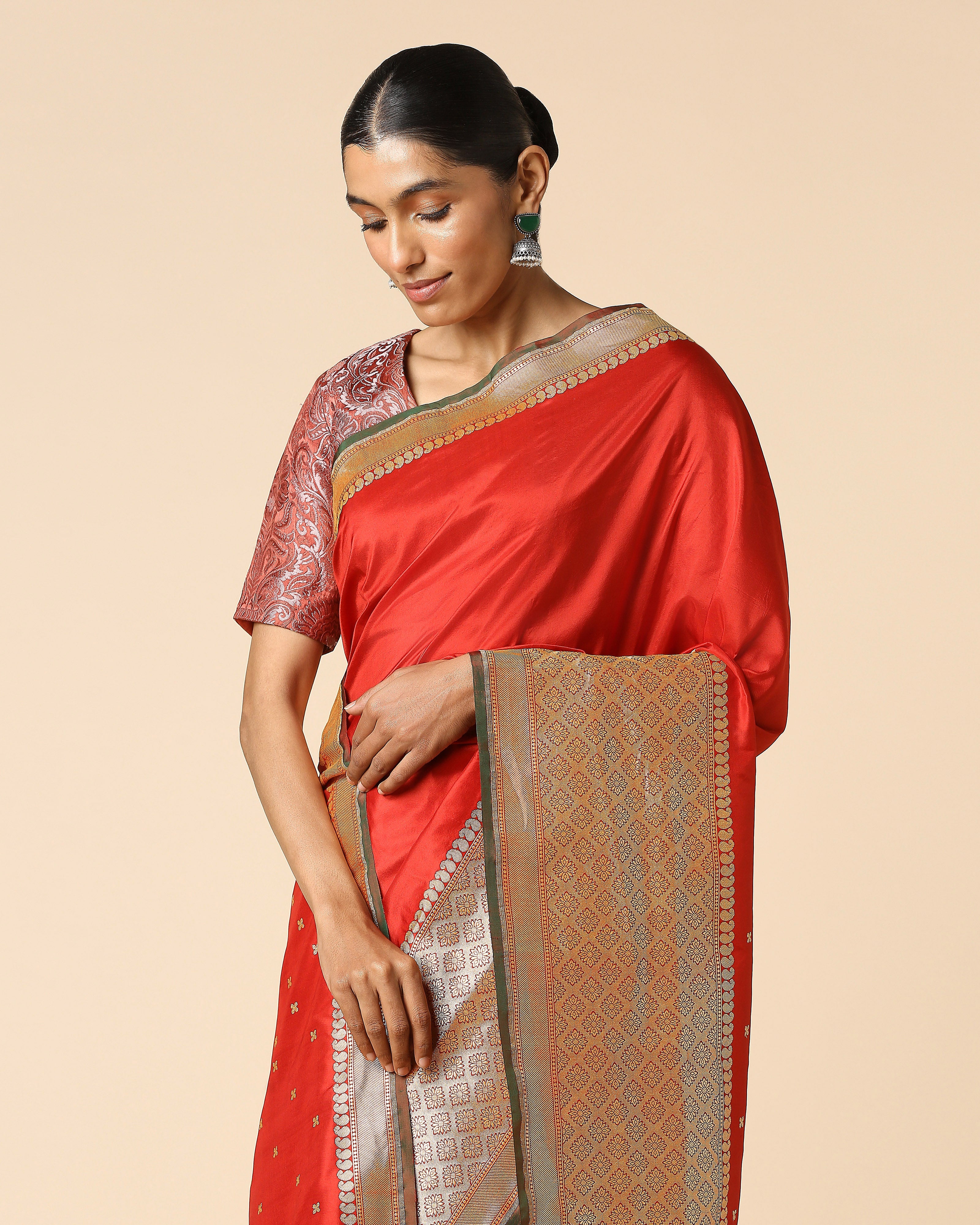 Sitar Banarasi Kadwa Silk Saree
