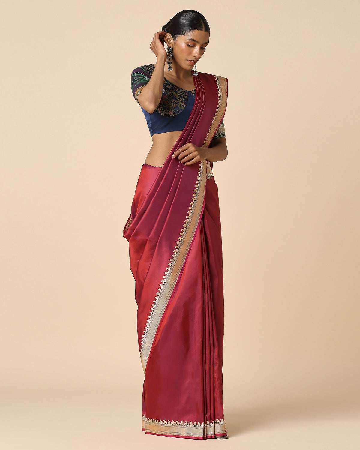Keerthi Banarasi Kadwa Silk Saree