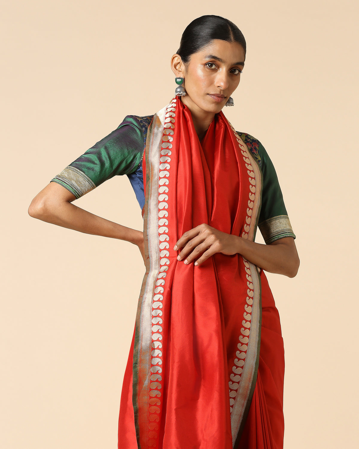 Sreya Banarasi Kadwa Silk Saree