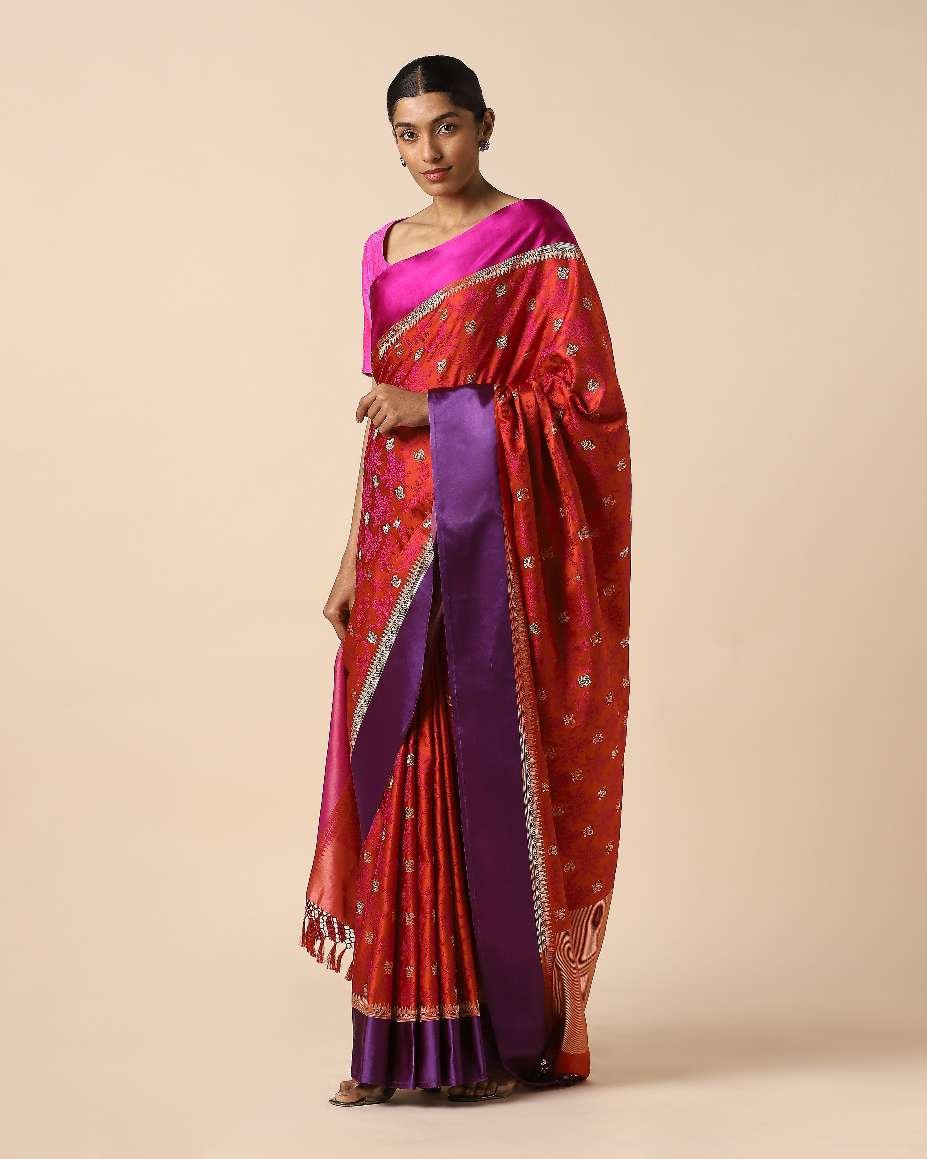 Ishika Banarasi Tanchoi Silk Saree