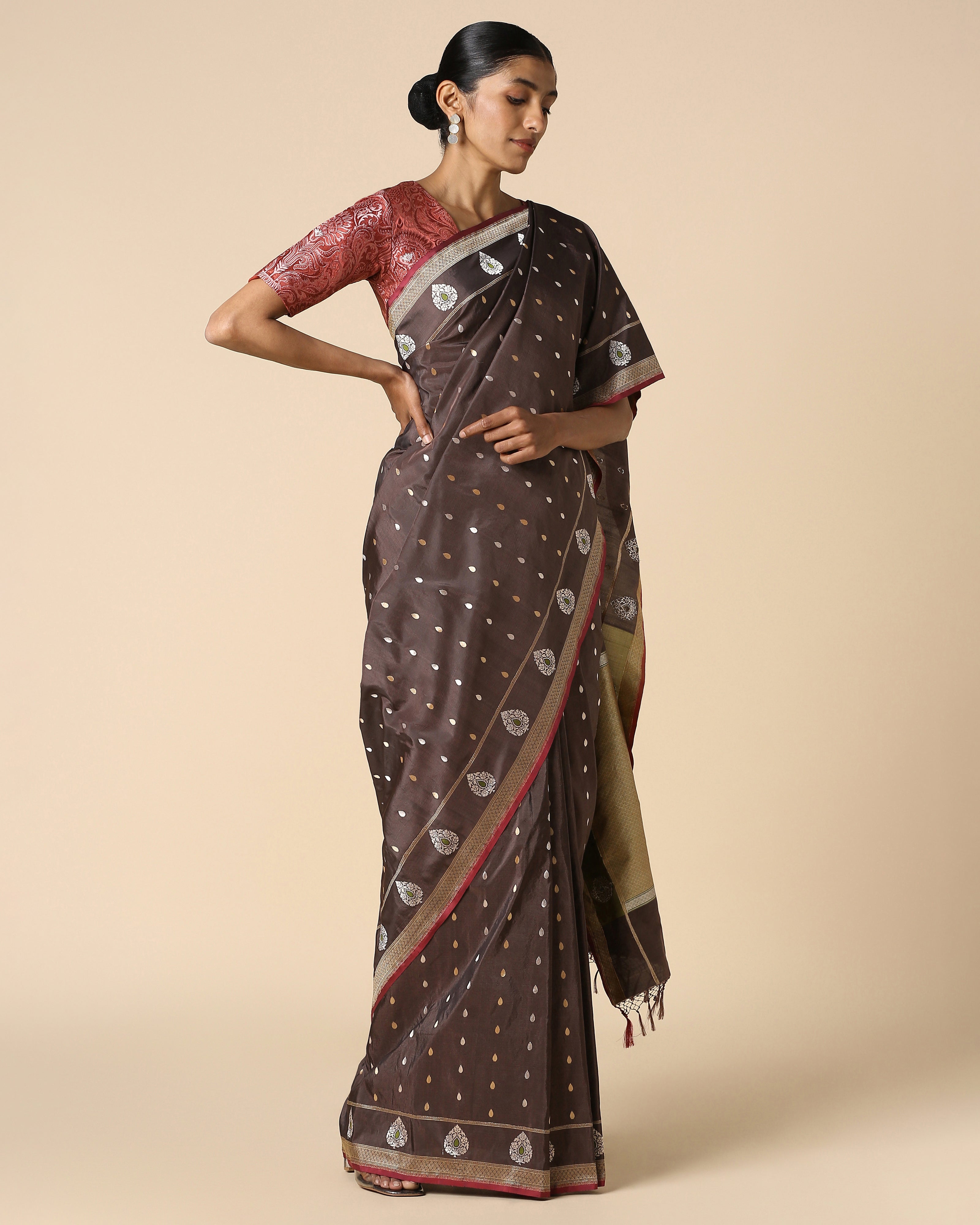 Jyoti Banarasi Cutwork Silk Saree
