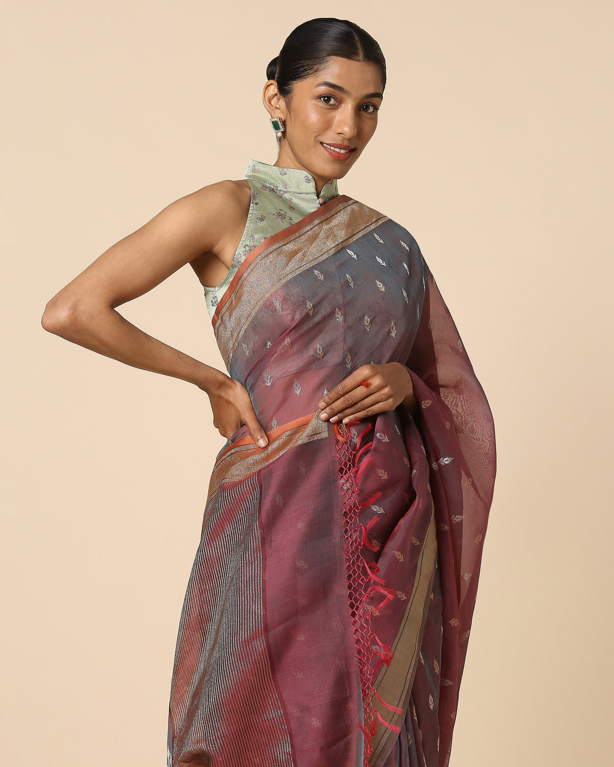 Mehak Banarasi Jamdani Silk Cotton Saree