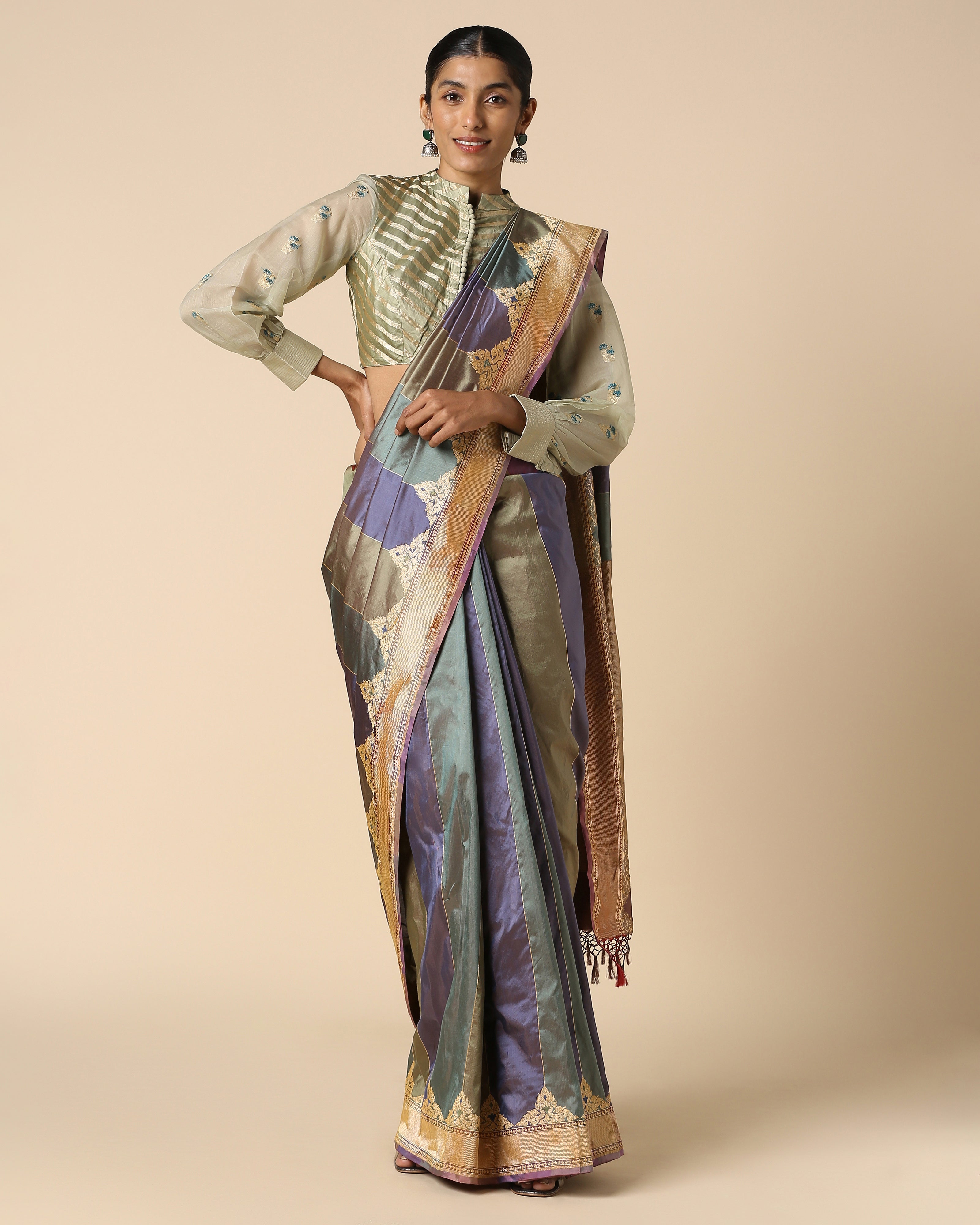 Darina Banarasi Kadwa Silk Saree