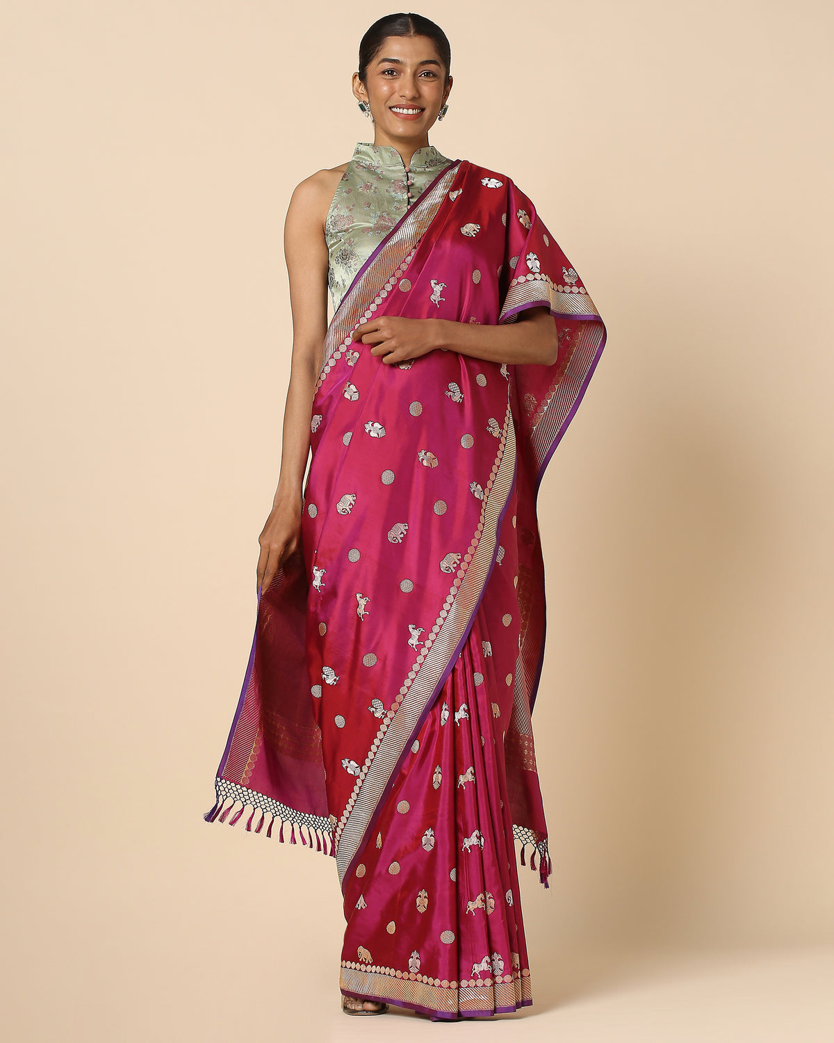 Manorama Banarasi Kadwa Silk Saree