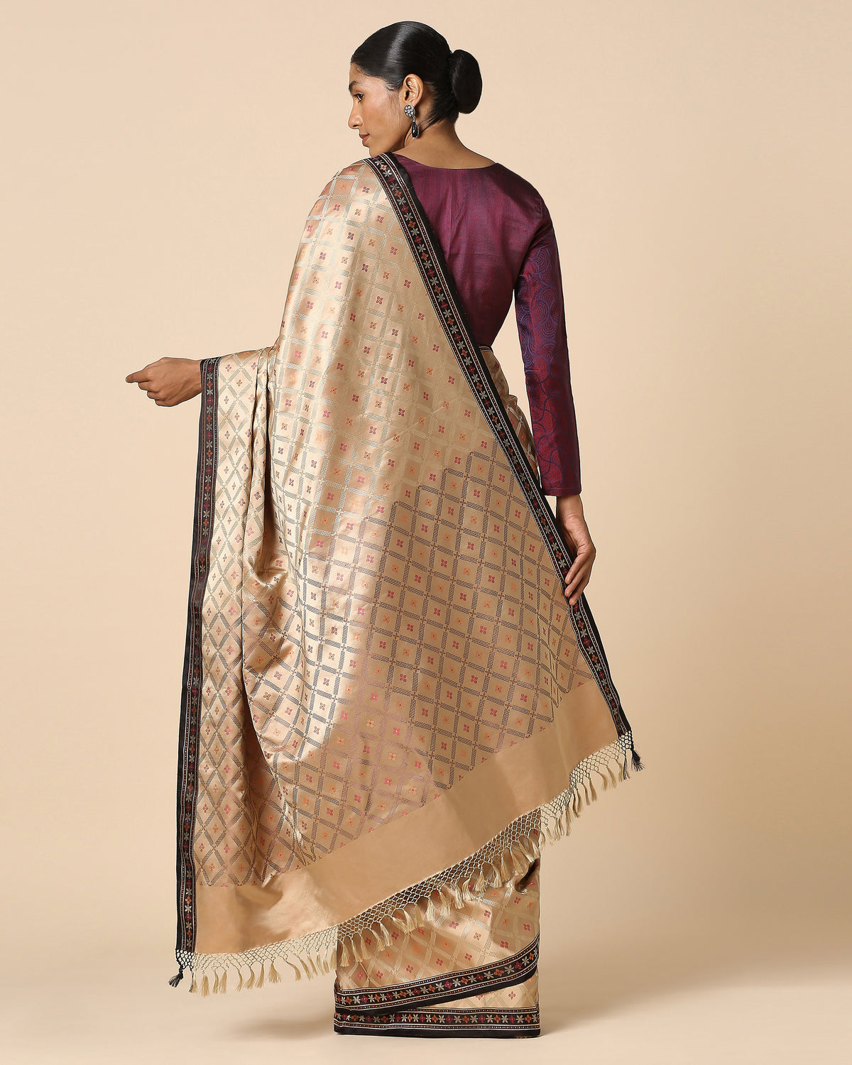Ambuja Banarasi Tanchoi Silk Saree