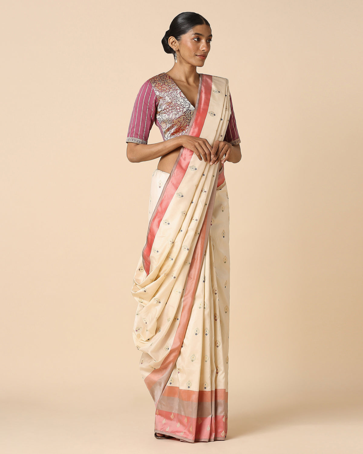Malee Banarasi Kadwa Silk Saree
