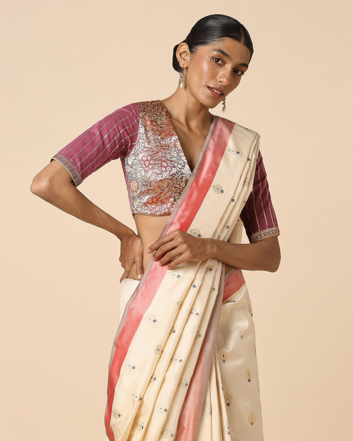 Malee Banarasi Kadwa Silk Saree