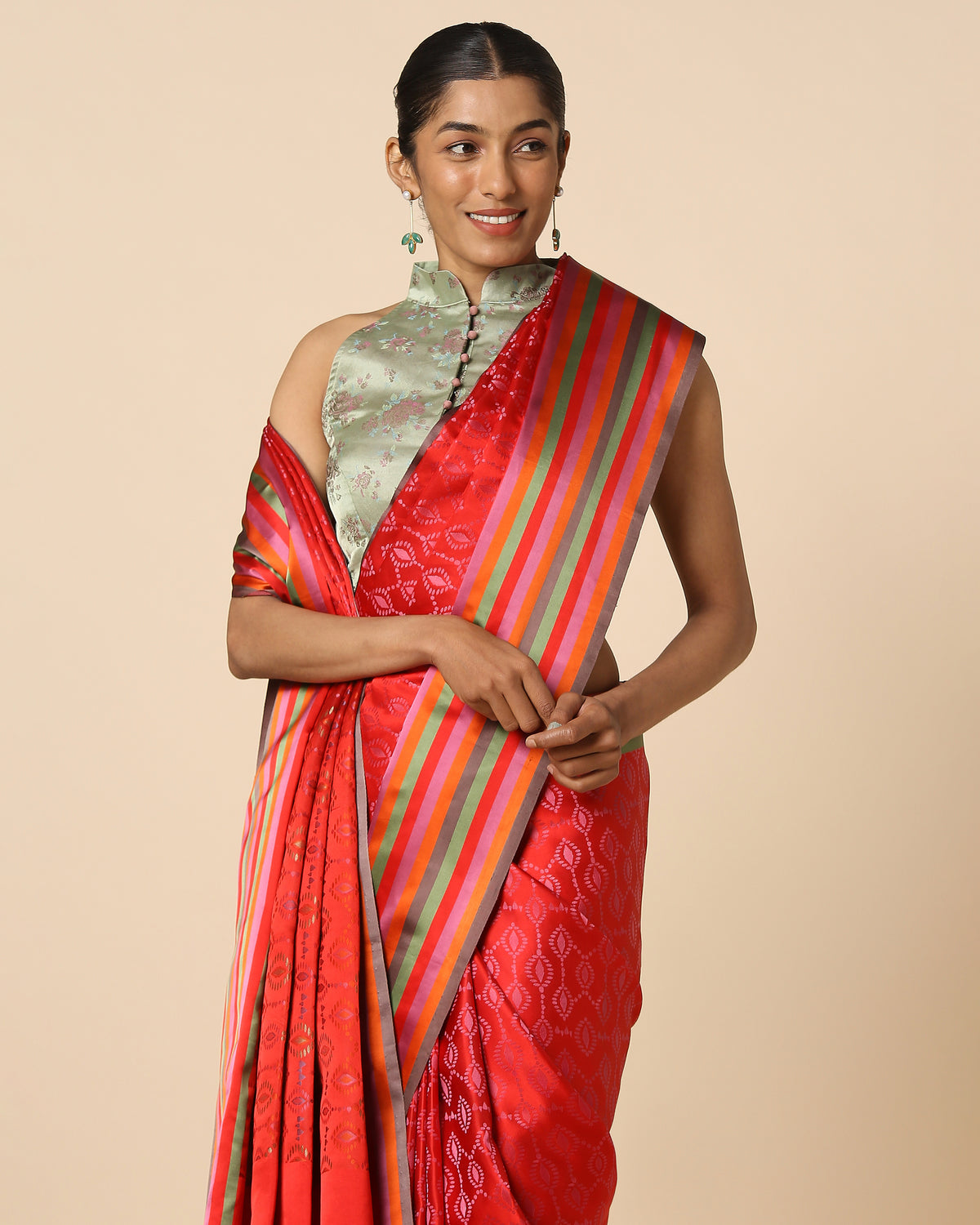 Lavni Banarasi Tanchoi Silk Saree