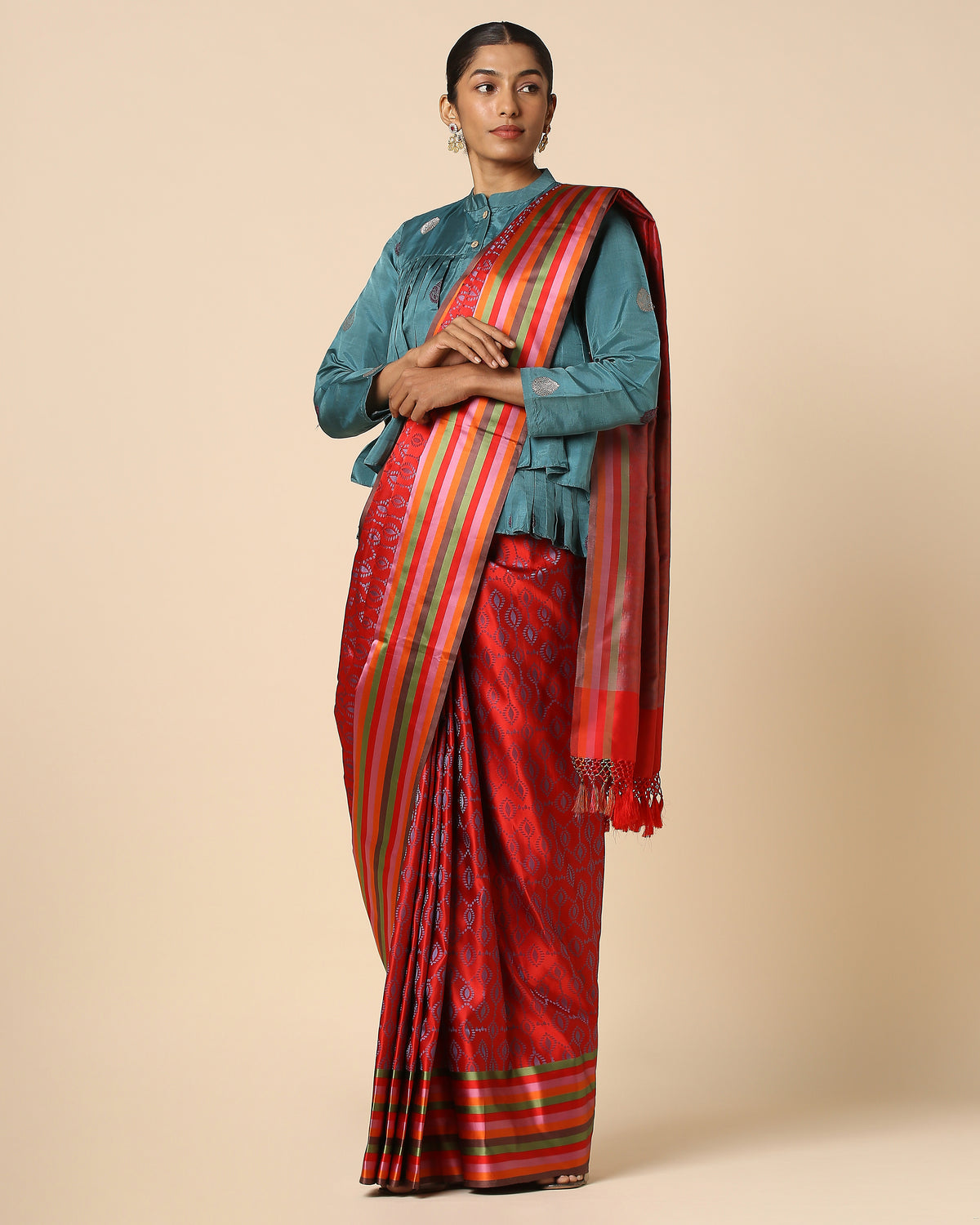 Lavni Banarasi Tanchoi Silk Saree