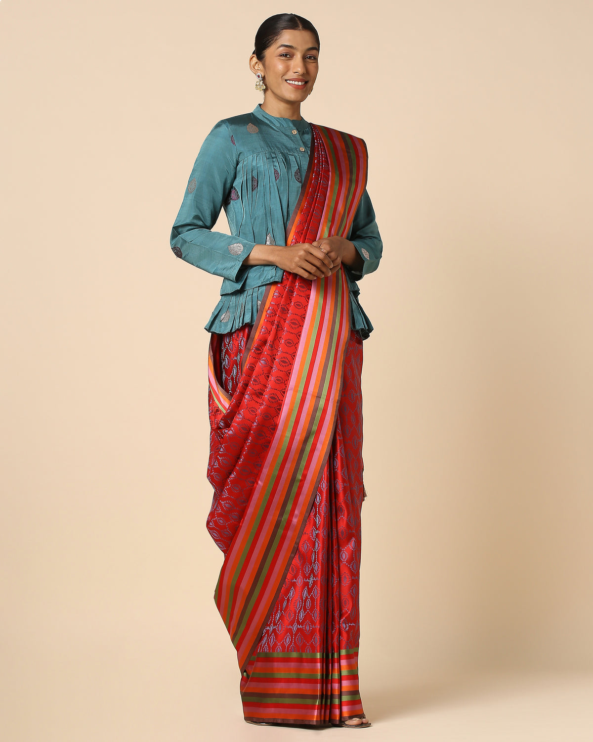 Lavni Banarasi Tanchoi Silk Saree