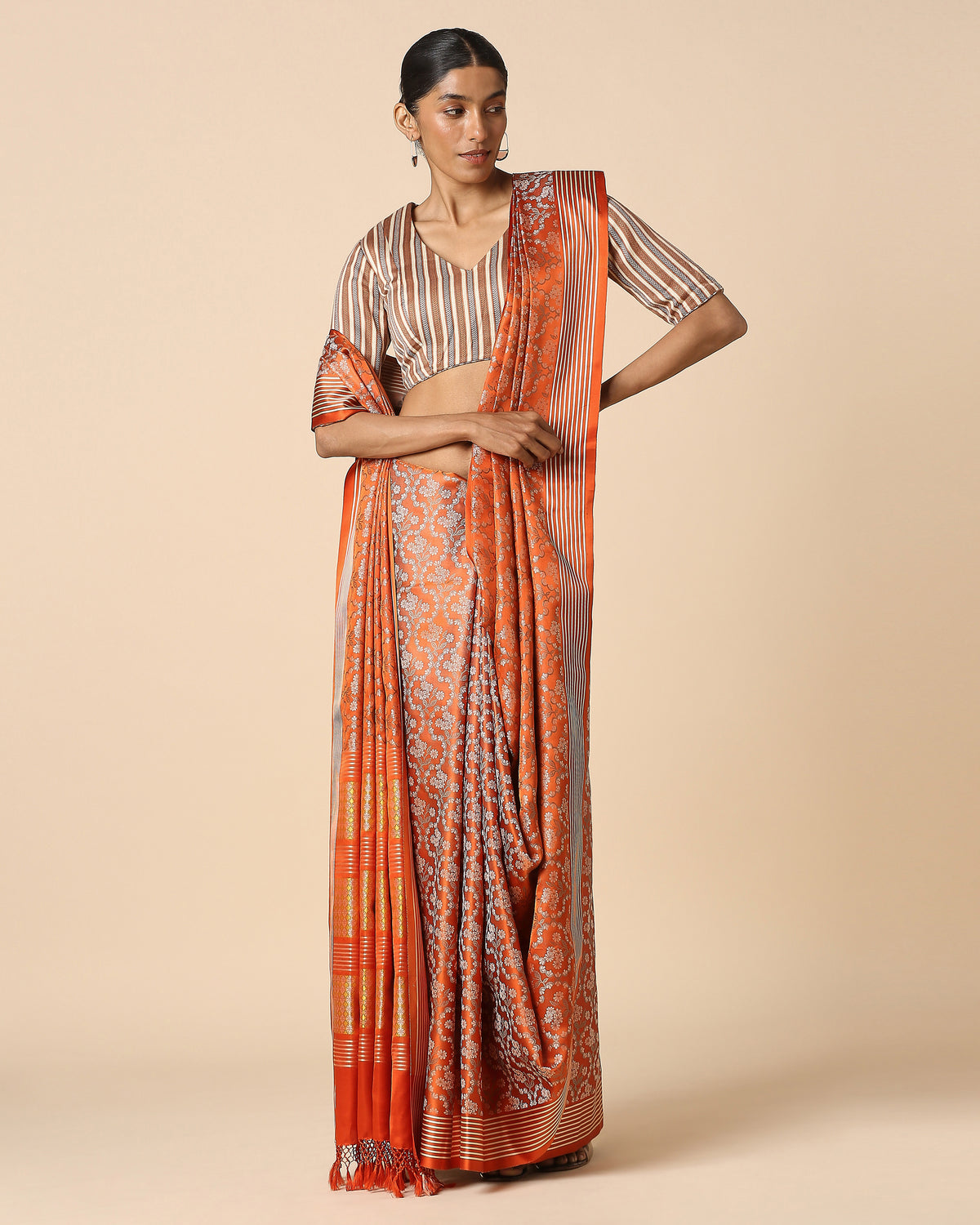 Devon Banarasi Tanchoi Silk Saree
