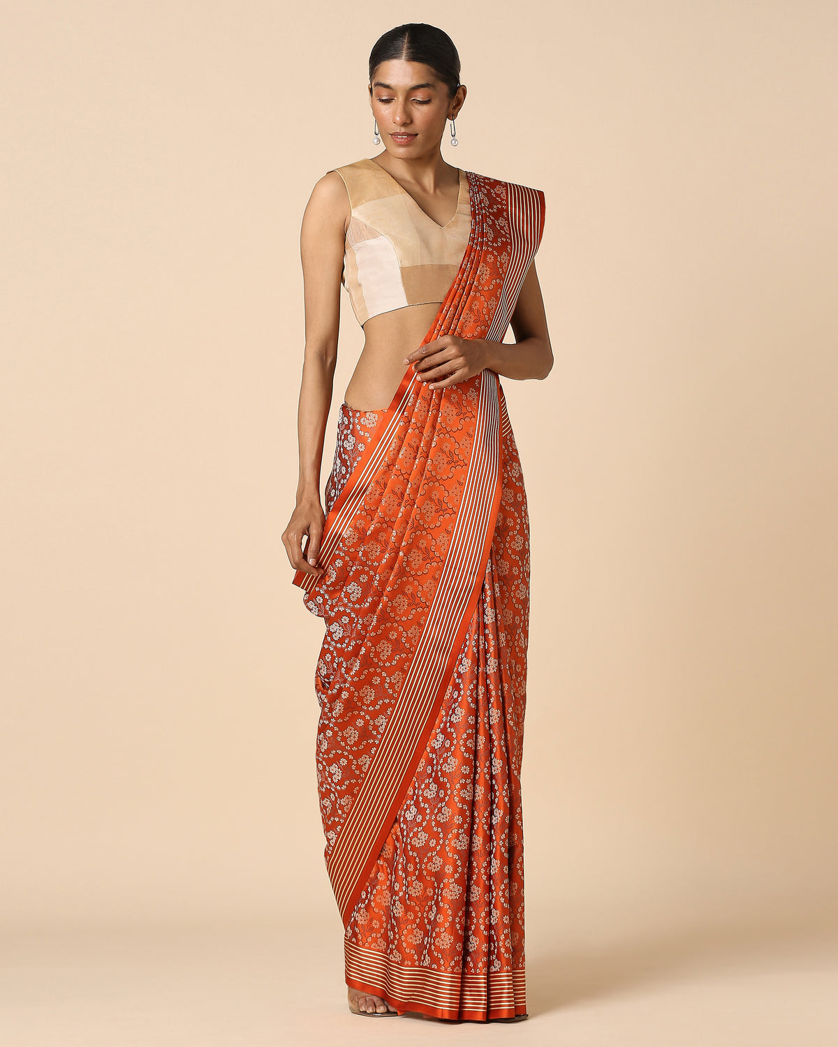 Devon Banarasi Tanchoi Silk Saree